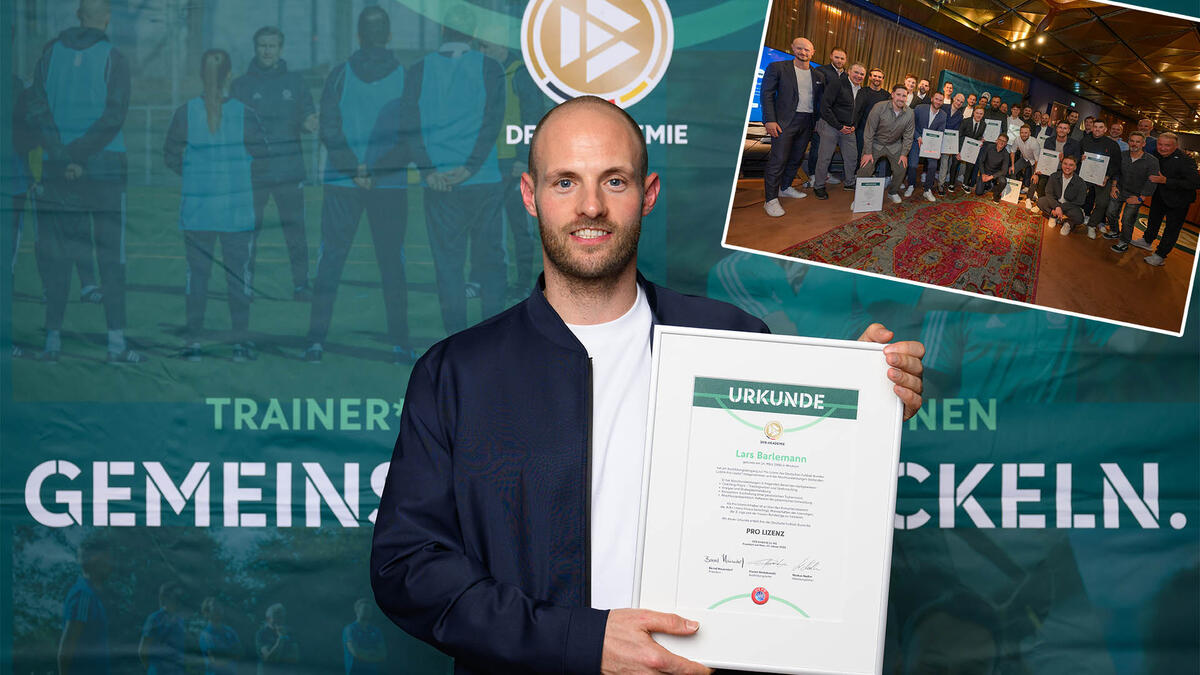 Pro license course successfully completed: 96 assistant coach Lars ...