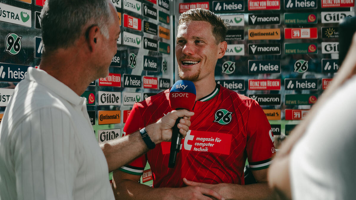 Marcel Halstenberg nach seinem letzten 96-Heimspiel: "Es war eine ...