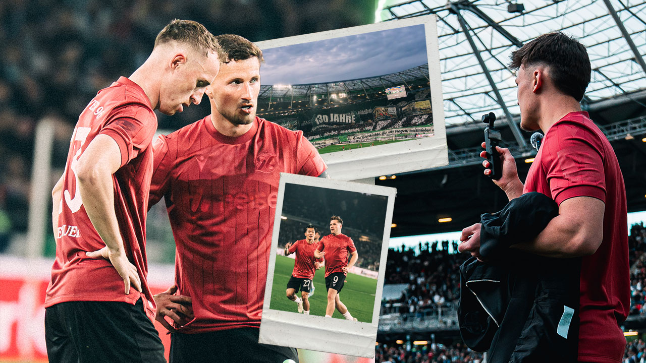 Das Thumb des Vlogs mit Spielern und Niklas drauf.