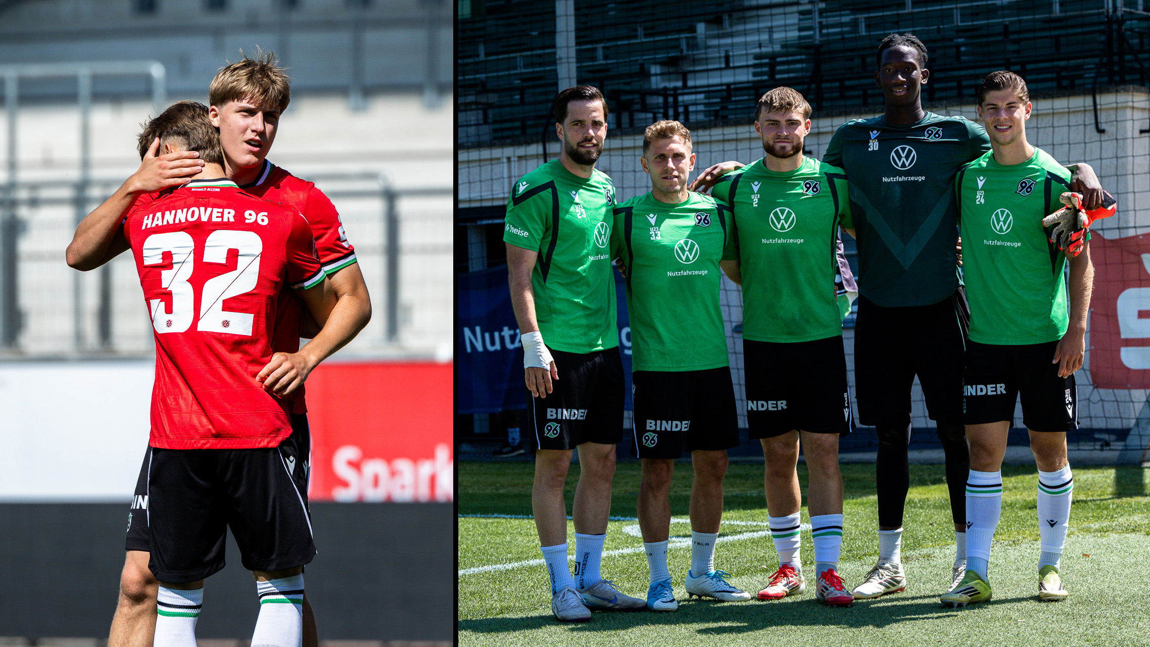 Spieler der U23 von Hannover 96.