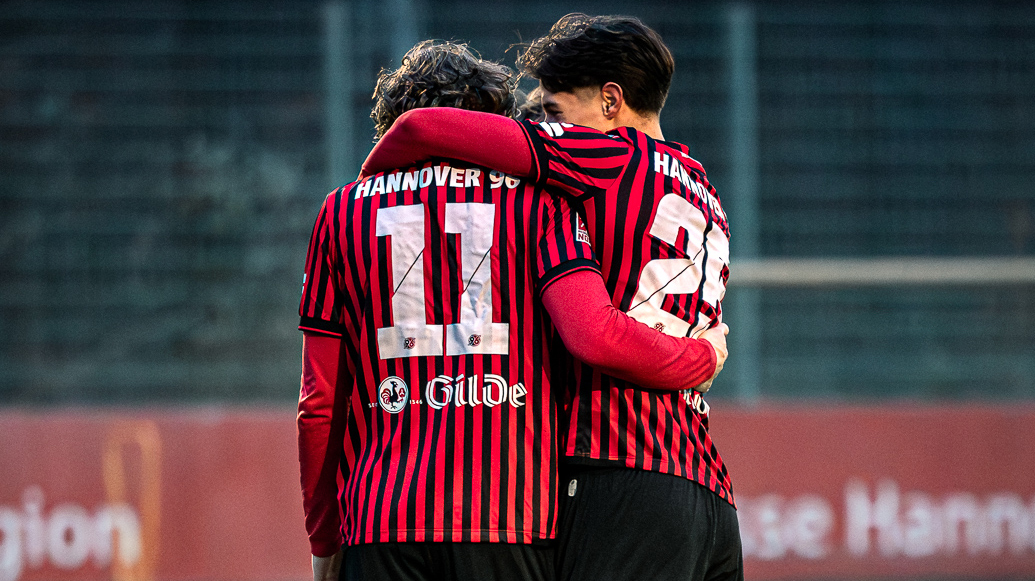 Matti Tjaden und Rafael Martins Marques im Trikot der U23 von Hannover 96.