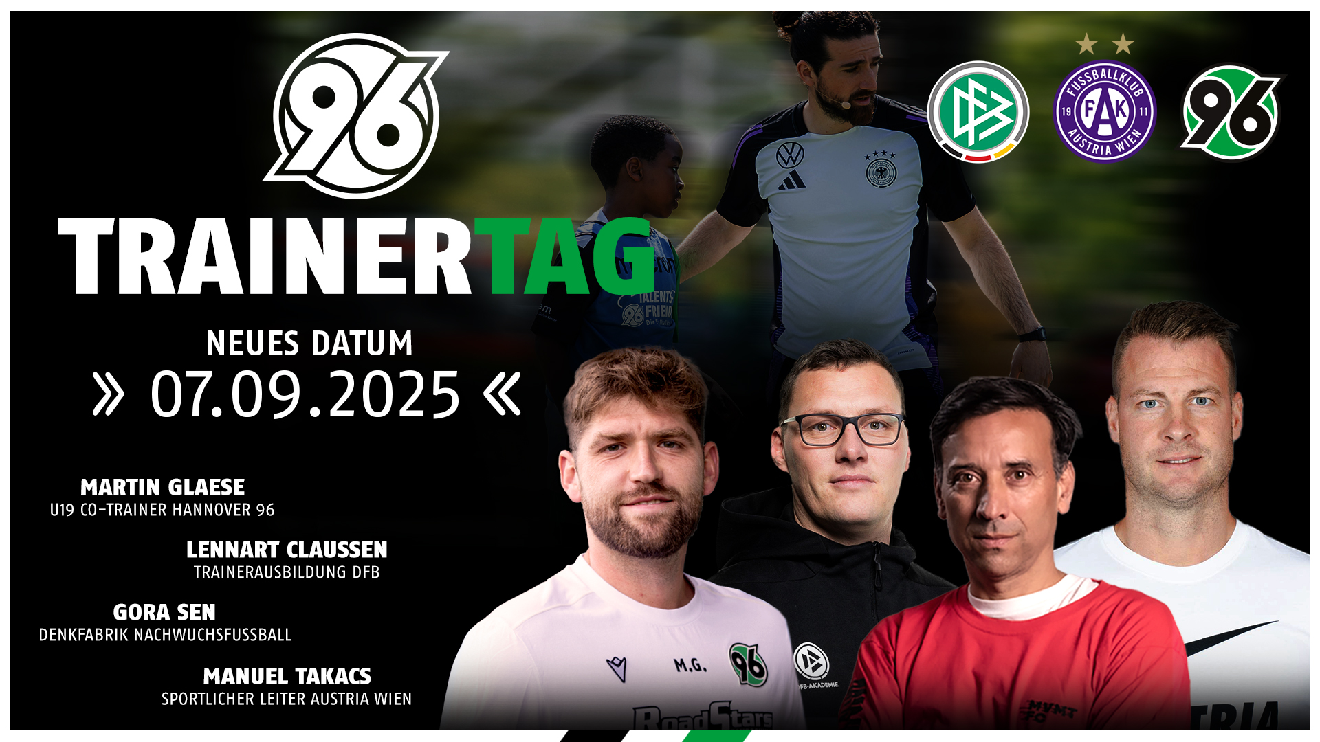 Unsere Referenten beim 96-Trainertag.