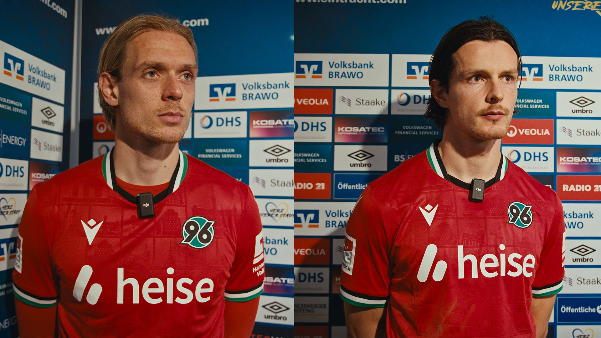 Geteiltes Bild: Stefan Thordarson (links) und Jean Hugonet (rechts).