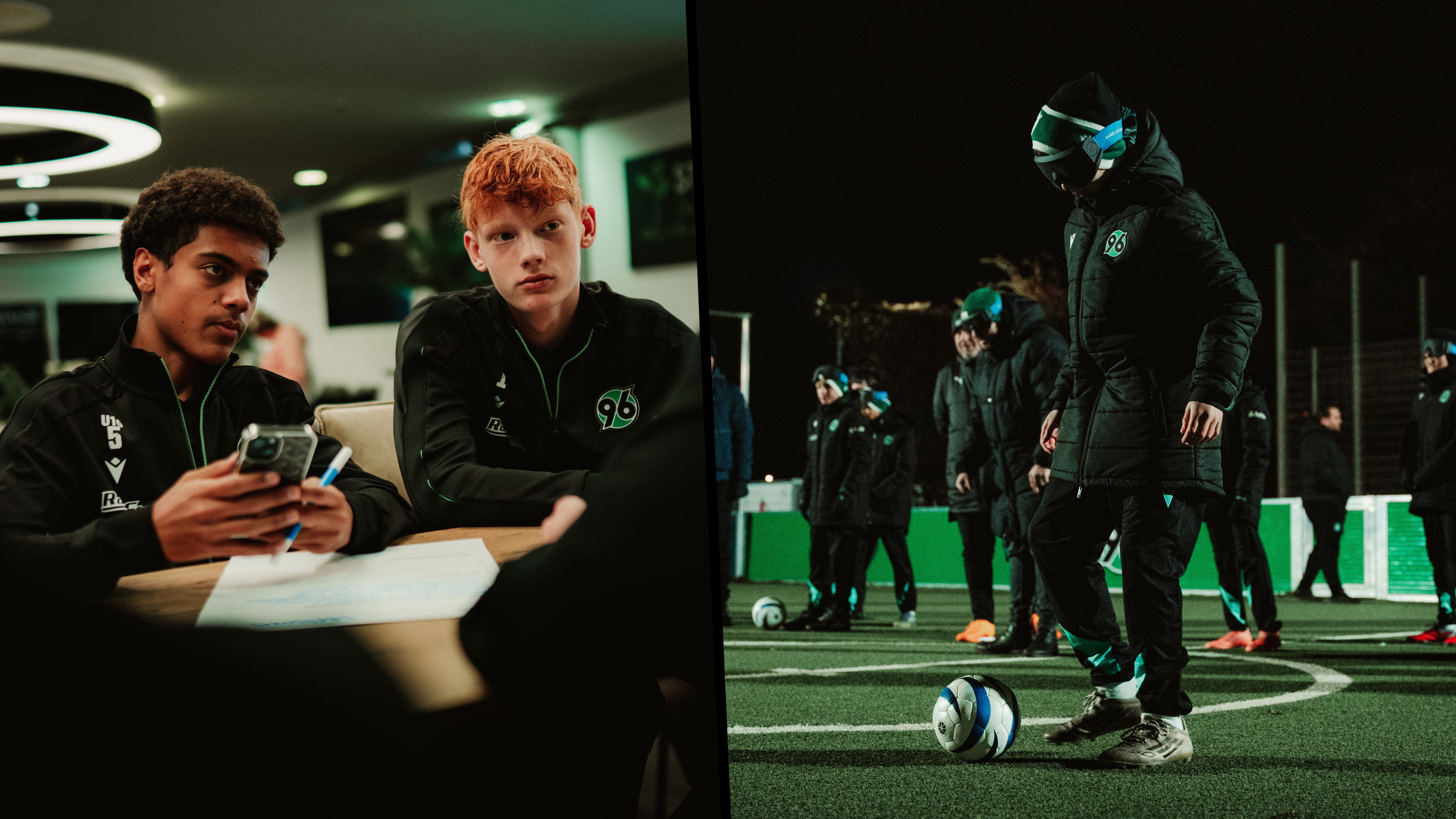 Die U16 und U13 von Hannover 96.