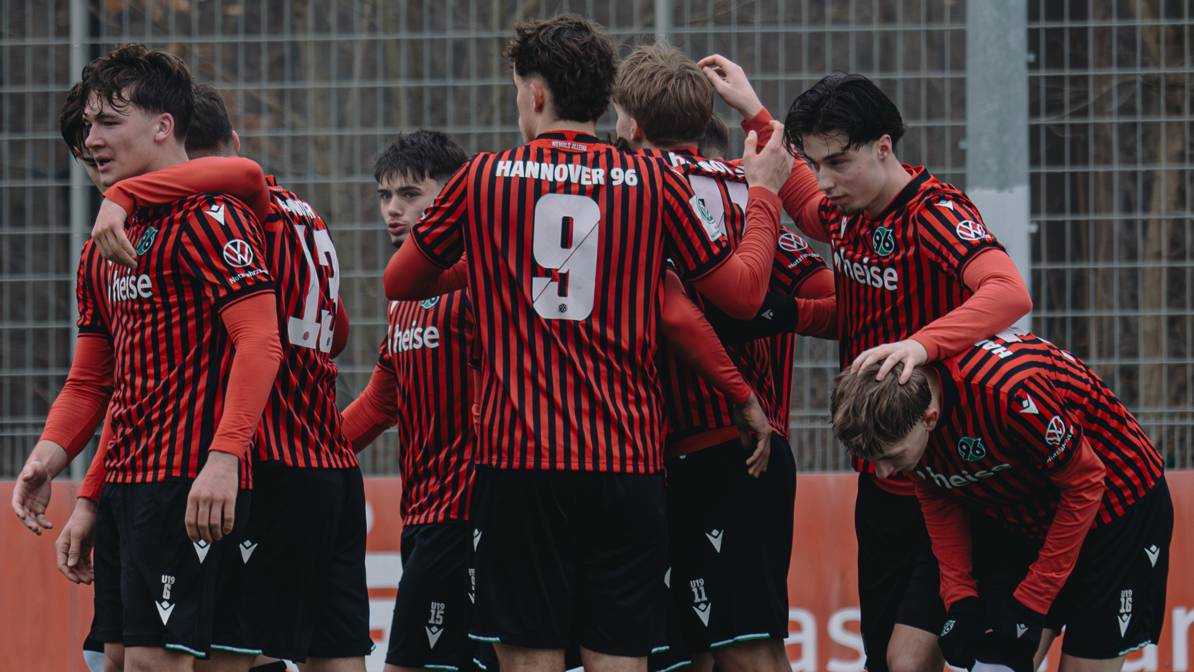 Spieler der U19 von Hannover 96.