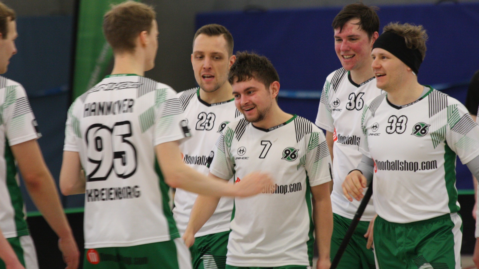 Floorball-Spieler der ersten Herren von Hannover 96