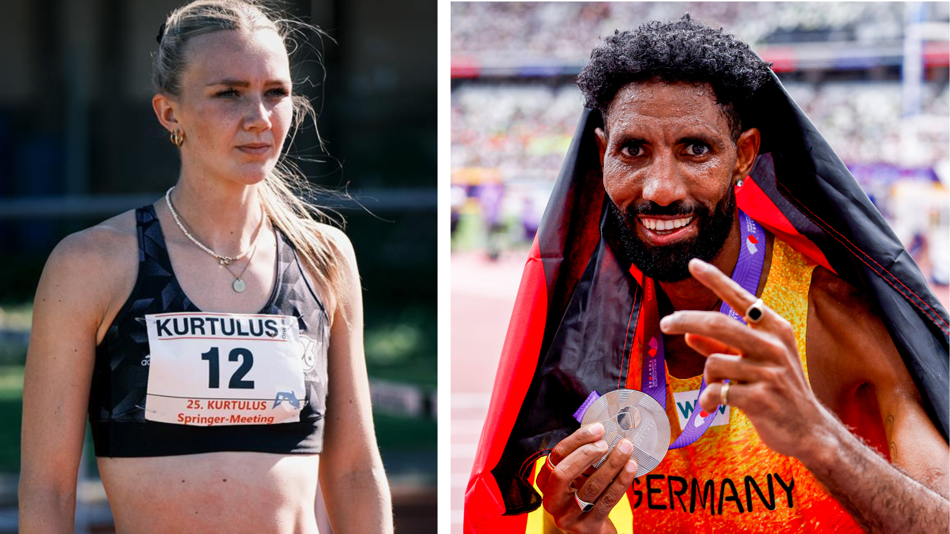 Kira Wittmann und Amanal Petros