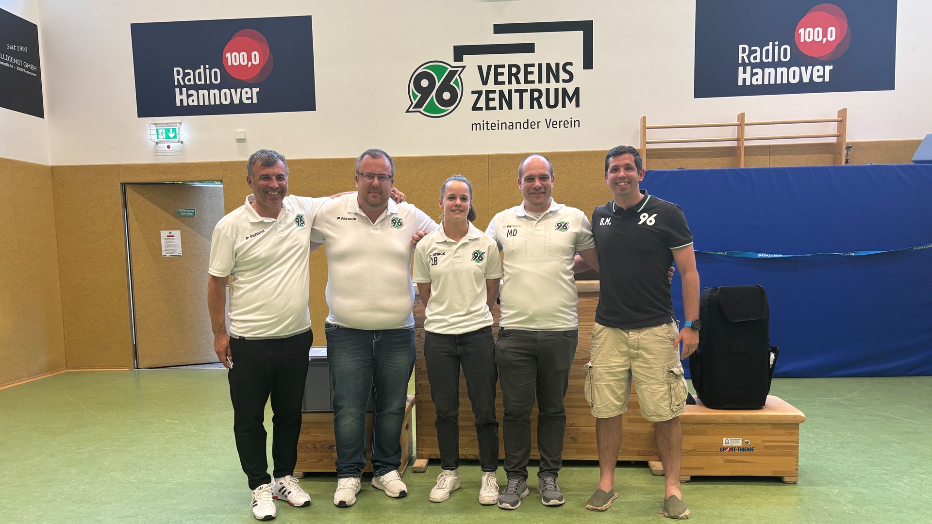 Die neugewählte Abteilungsleitung der Fußball-Abteilung von Hannover 96