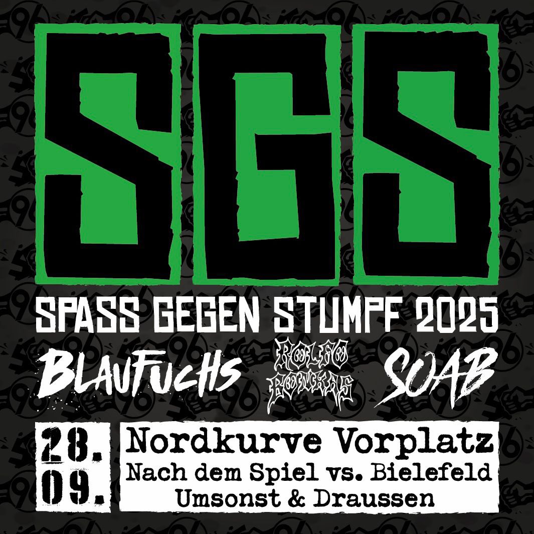 Das Plakat zum diesjährigen SGS-Festival.