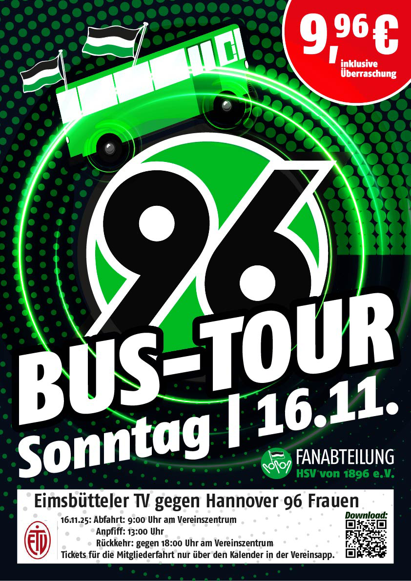 Eine Grafik mit den wichtigsten Infos zur Auswärtsfahrt.