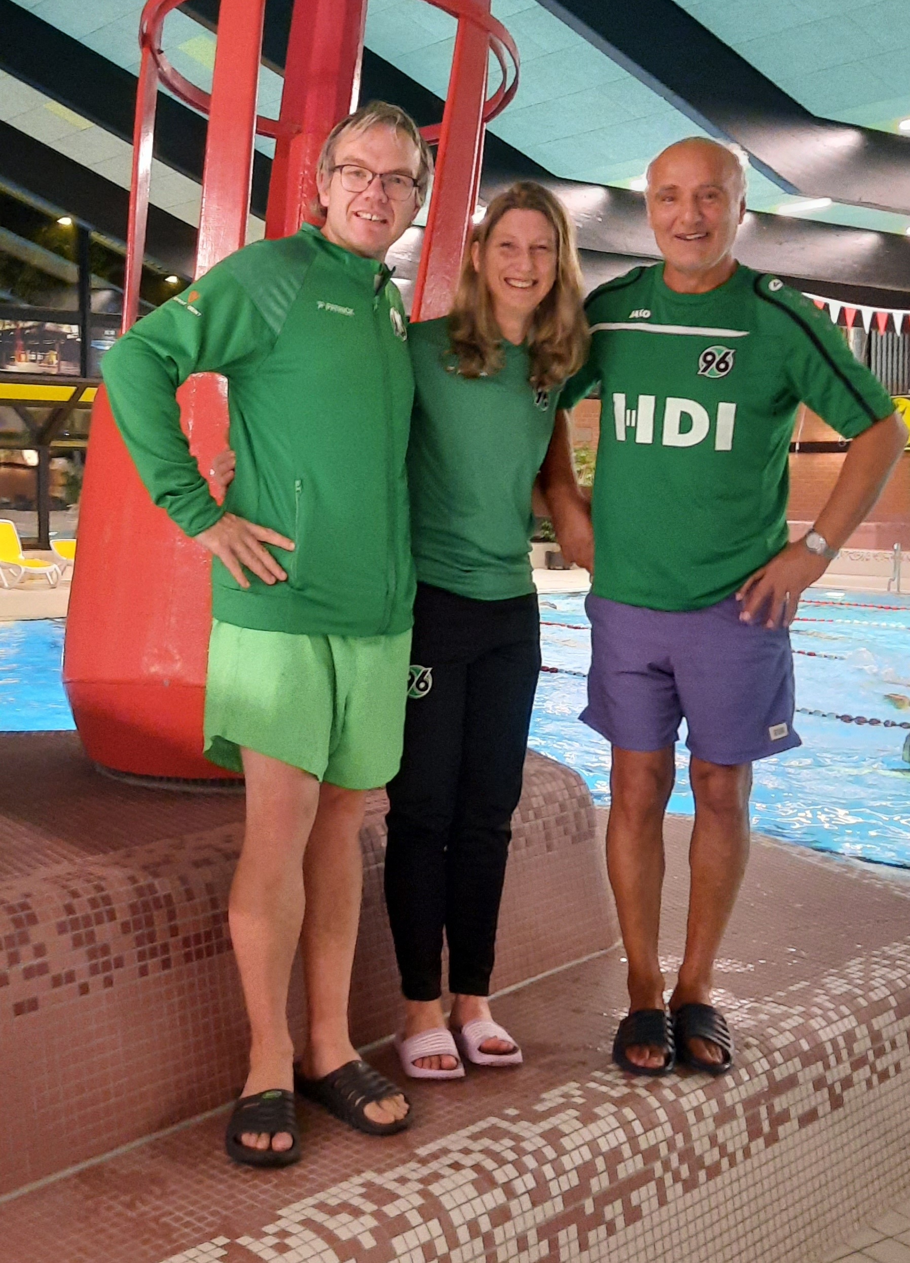 Leitungsteam der Handicap-SchwimmerInnen von Hannover 96