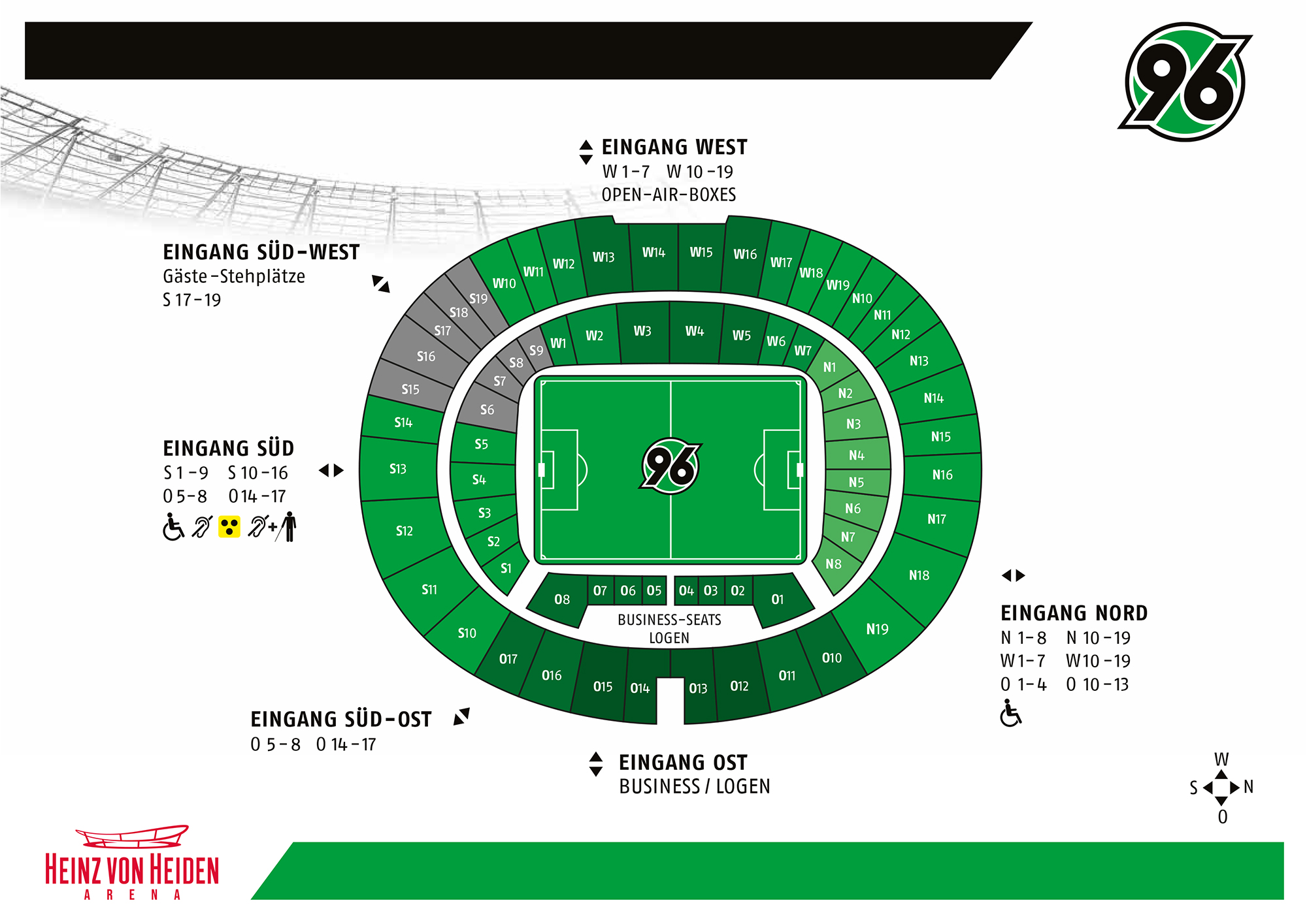 Hannover 96 96Tageskarten