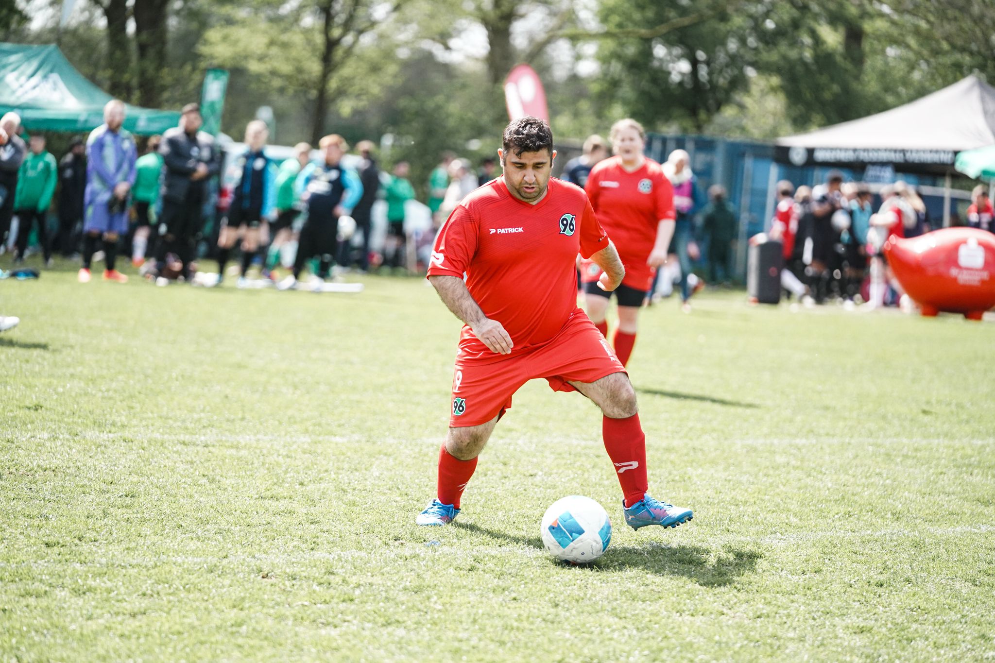 Dribbling eines 96-Spielers