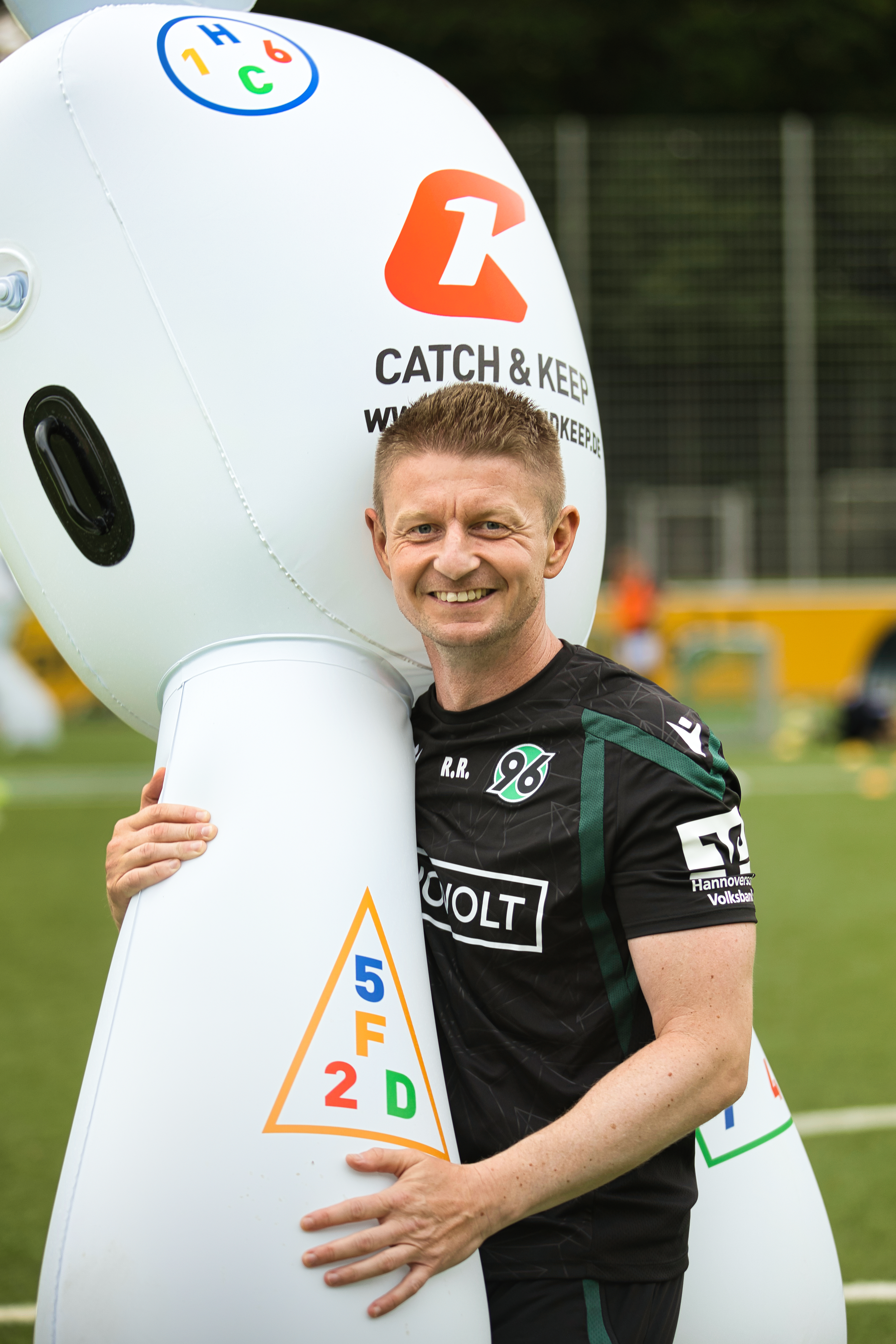 Roland Rasch hat Spaß beim Camp.
