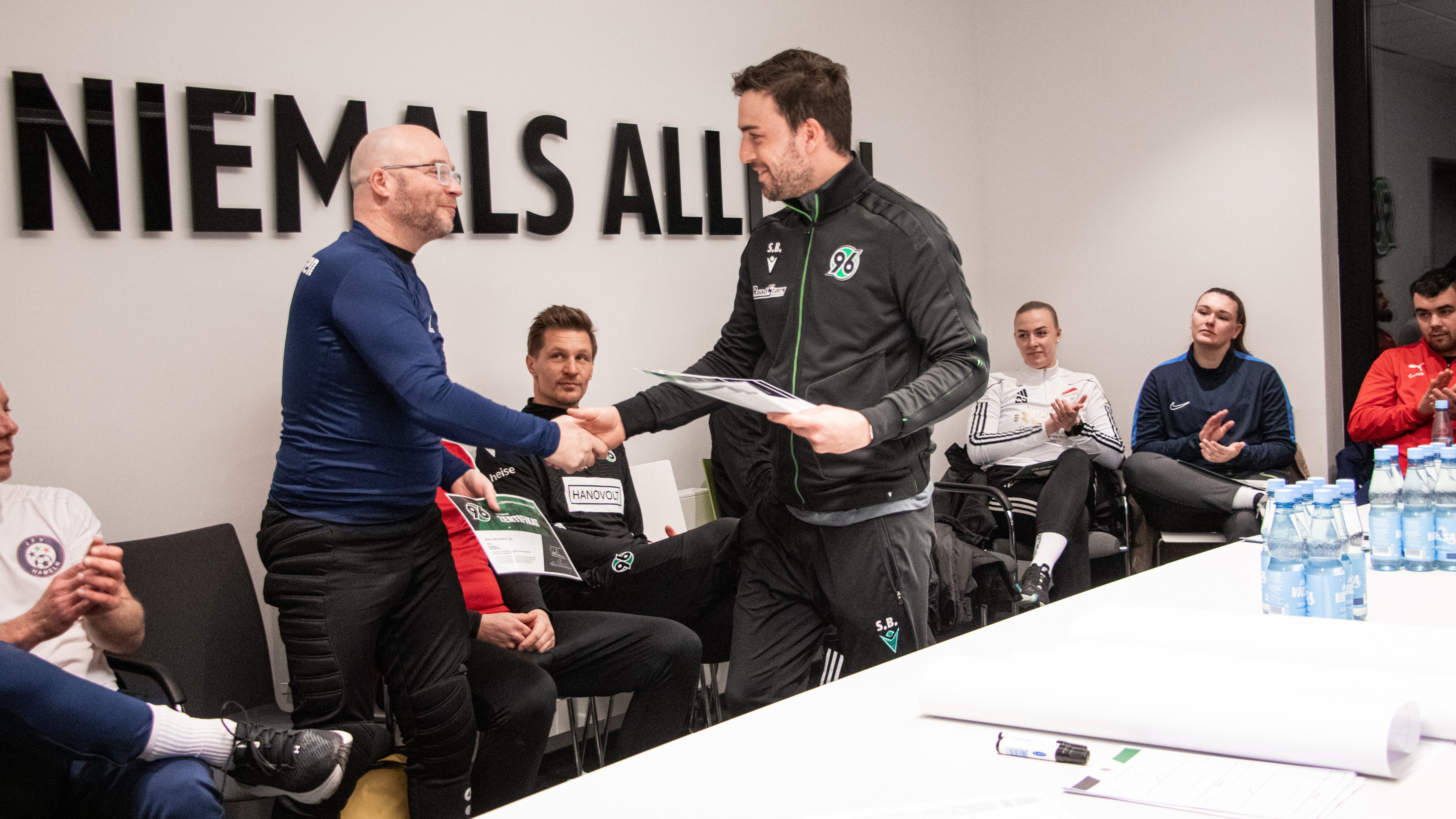 Torwarttrainerausbildung in der 96-Akademie.