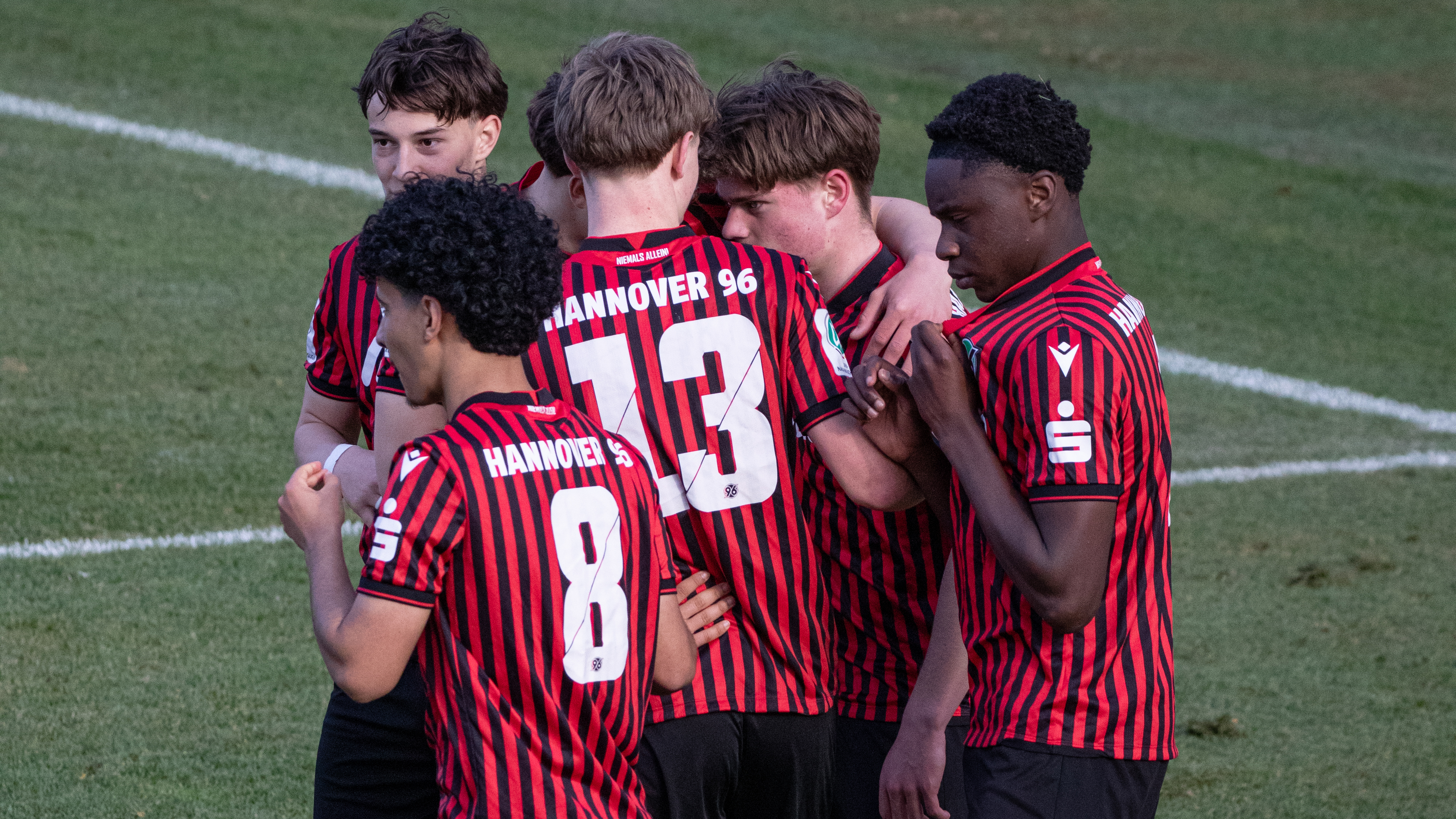 Spieler der U17 von Hannover 96.