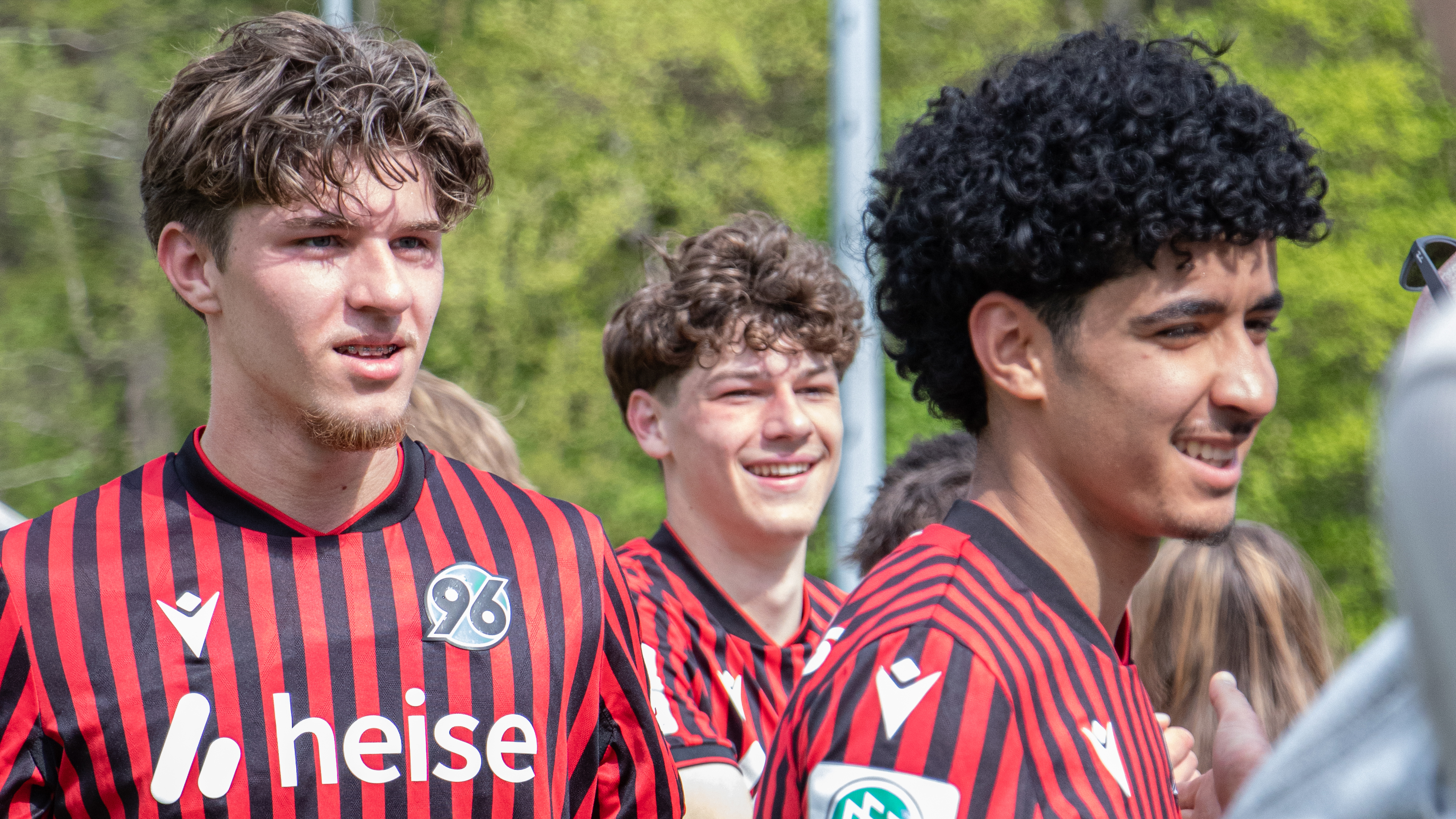 Spieler der U17 von Hannover 96.