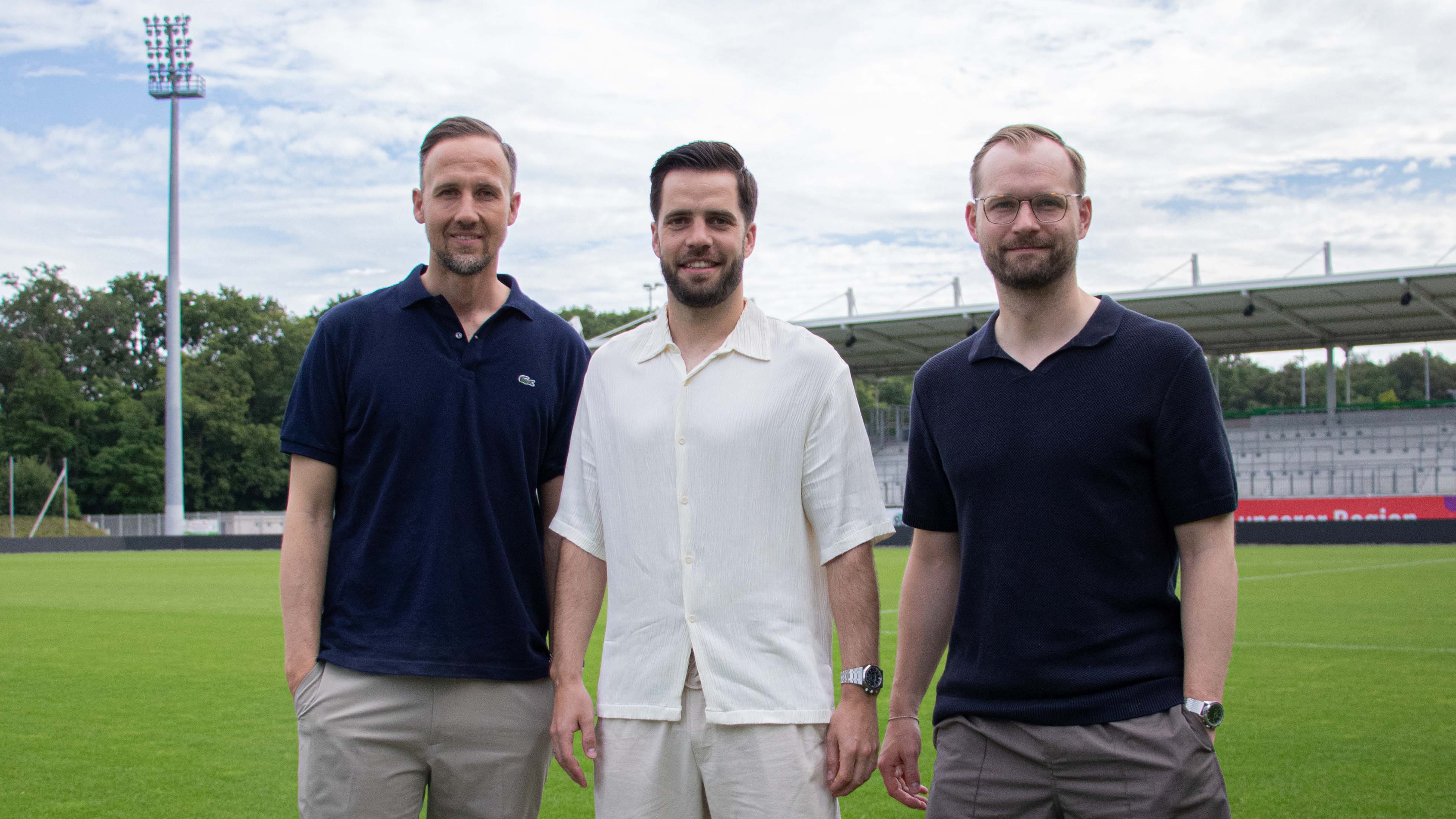 Julian Battmer, Niko Gießelmann und Arne Kübek.