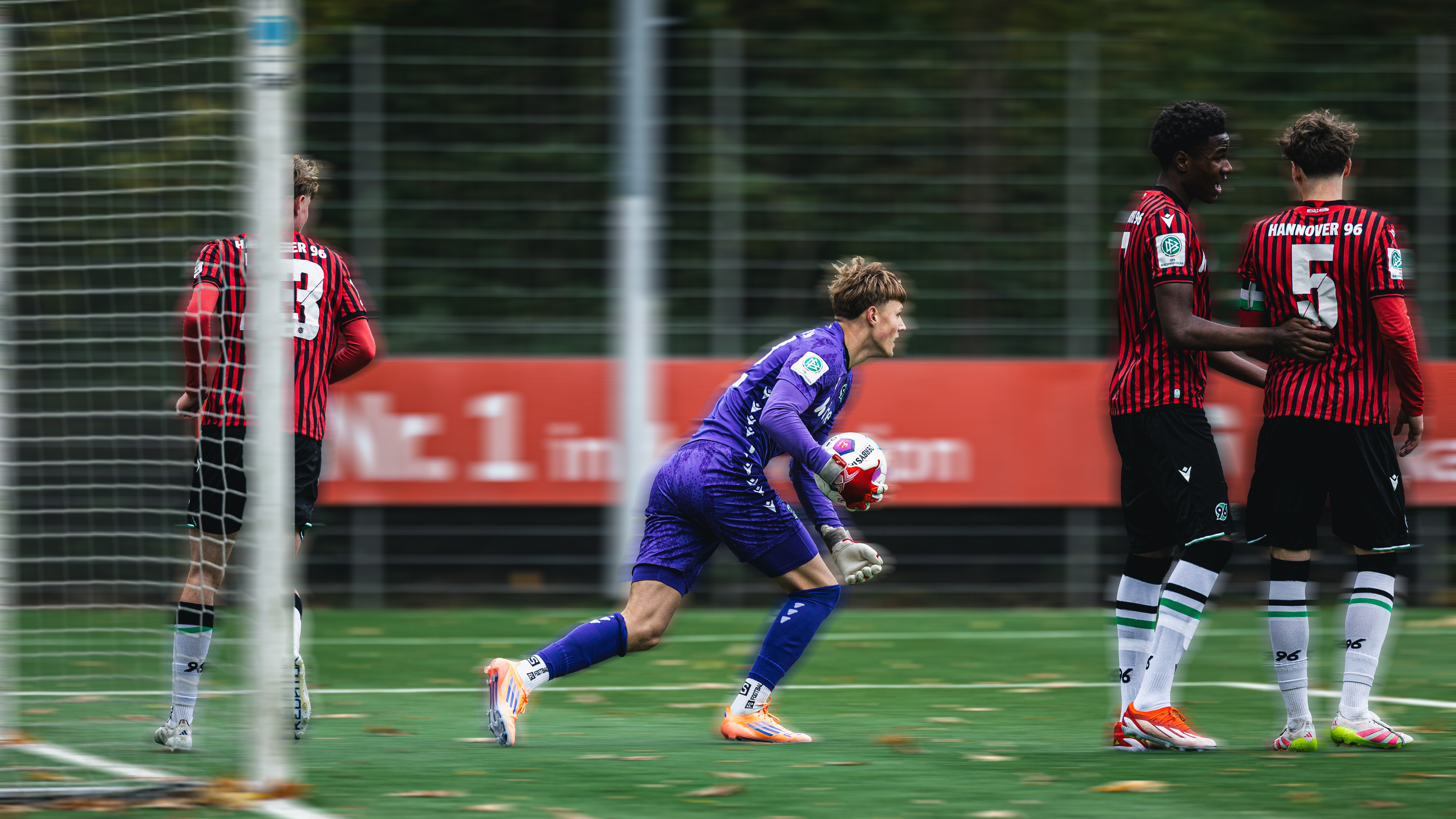 Spieler der U17 von Hannover 96.