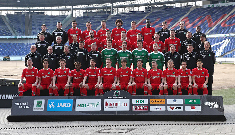 Hannover 96 Das neue Mannschaftsfoto ist im Kasten