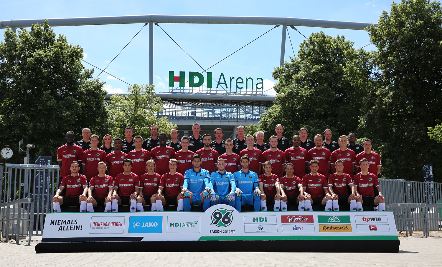 Hannover 96 Unser neues Mannschaftsfoto