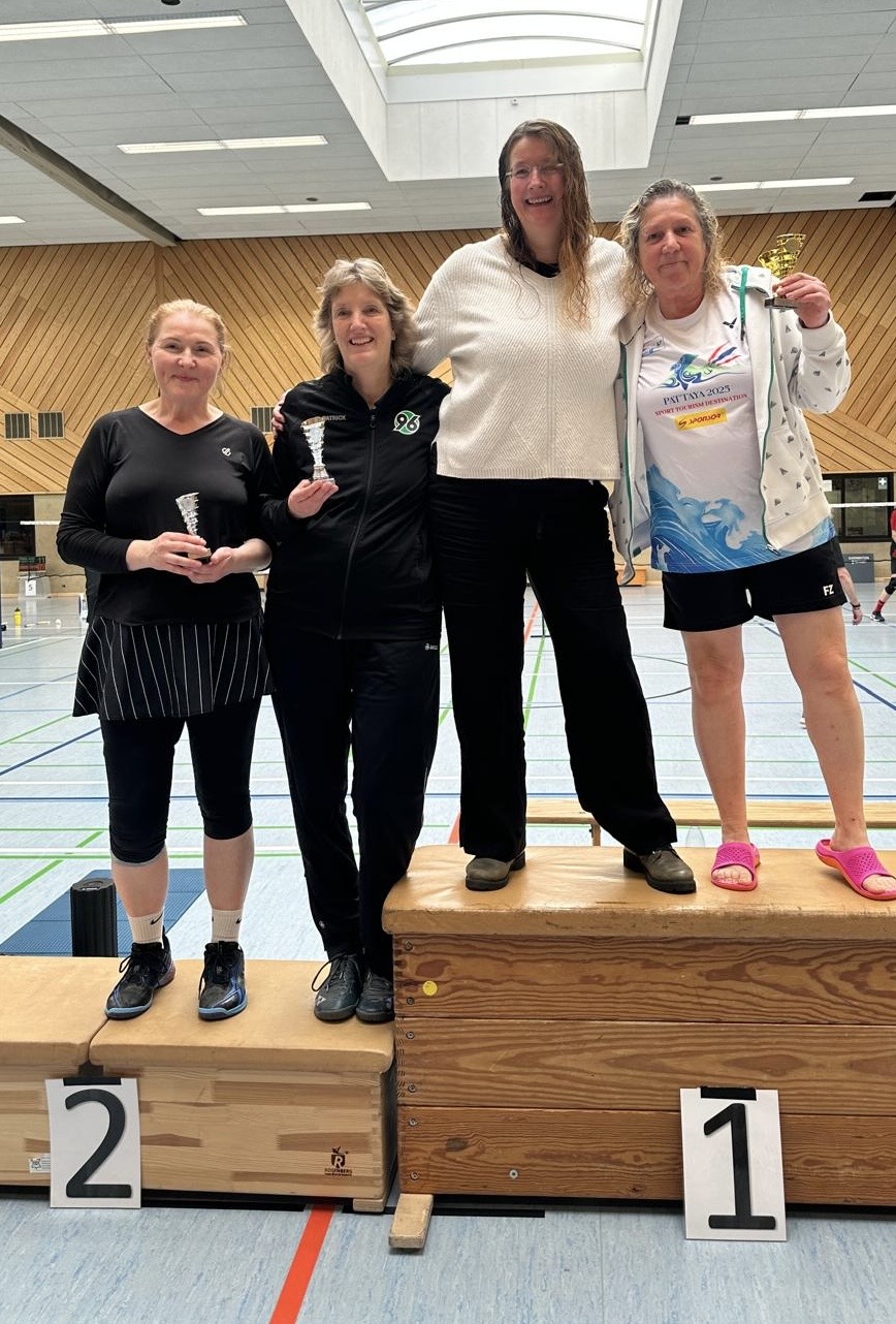 Christiane Sundmacher auf dem zweiten Platz der Landesmeisterschaft