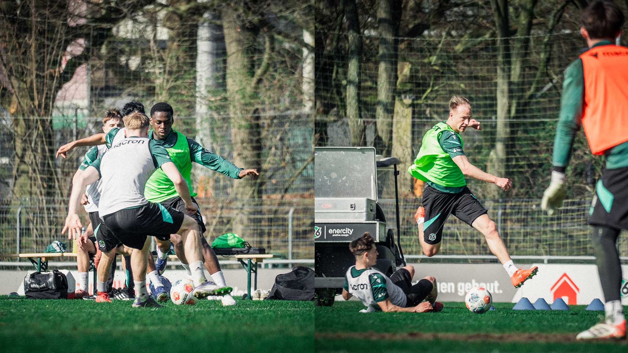 Aseko setzt sich genauso wie Nielsen gegen U23-Spieler durch.