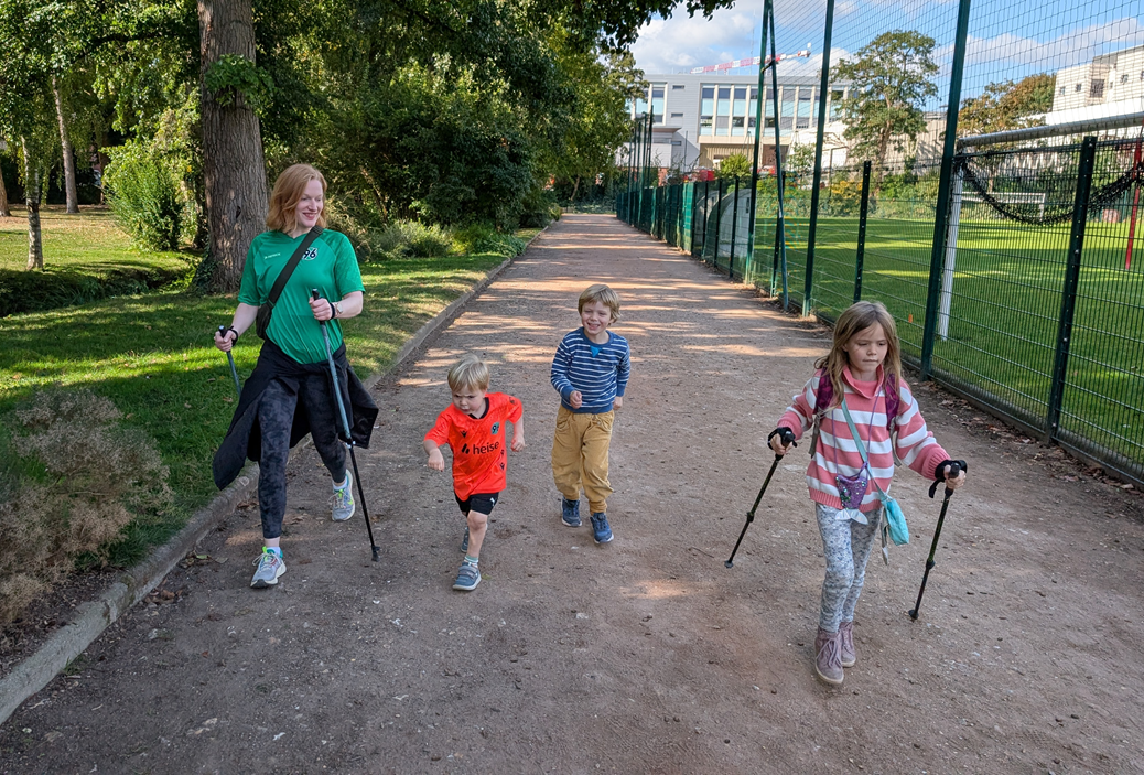 Gruppe beim NordicFit