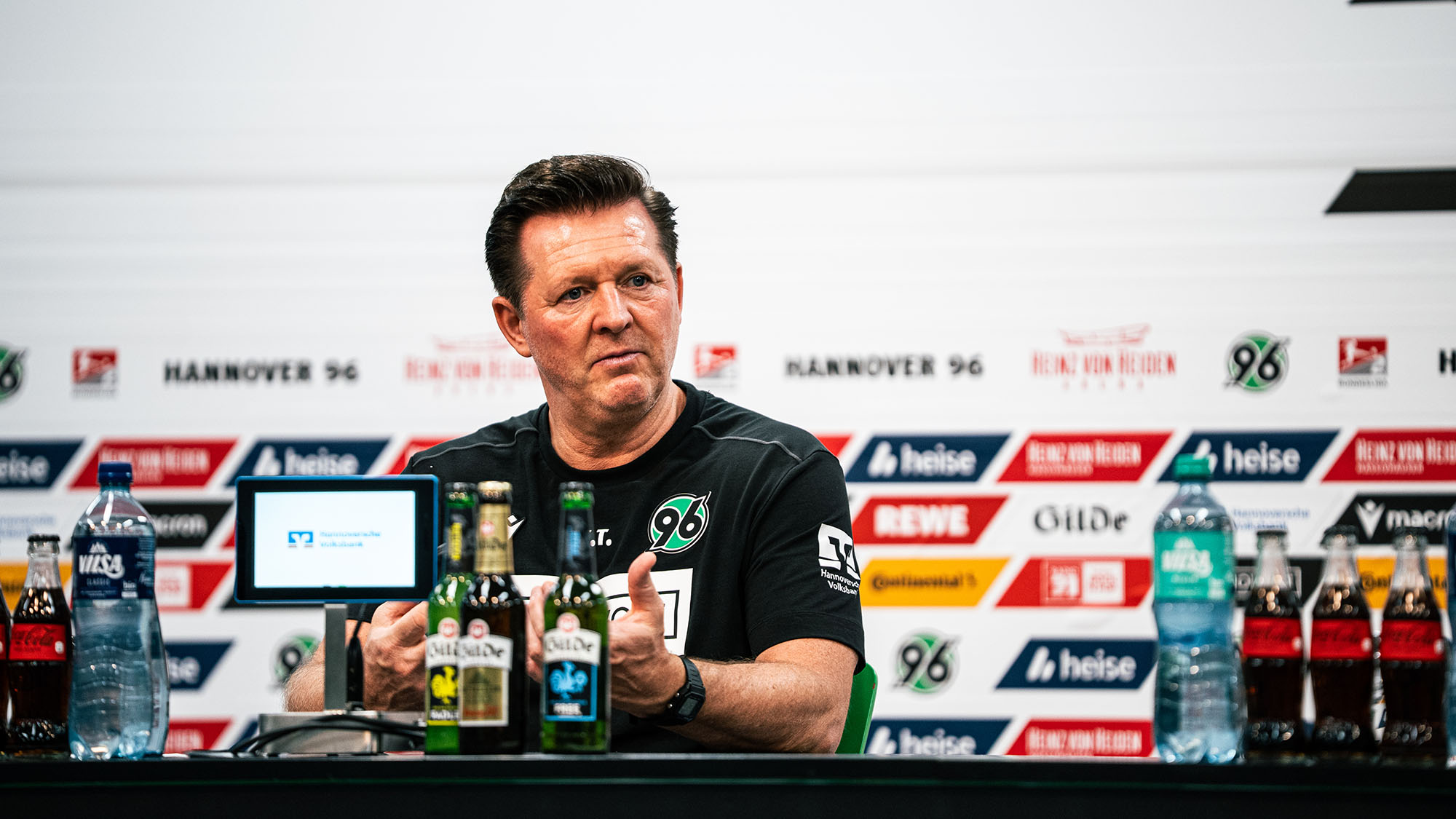 Christian Titz auf dem Podium.