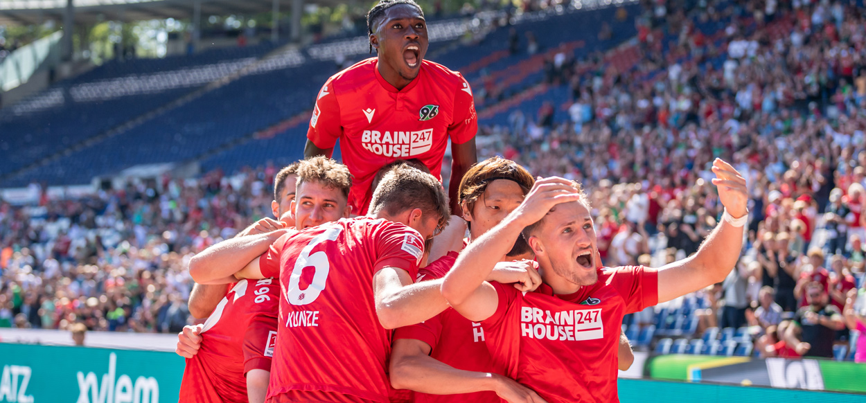 Hannover 96 21 gegen Fürth 96 erkämpft sich den dritten Sieg in Folge