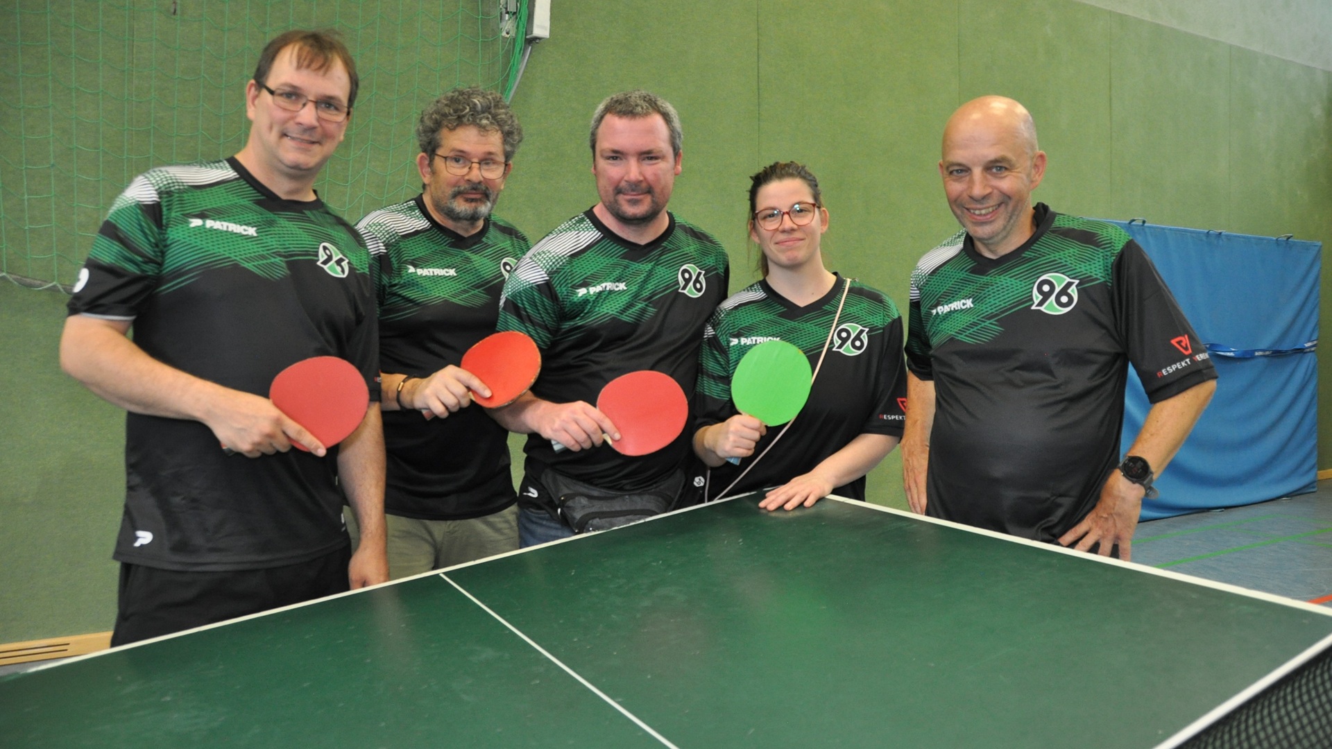 Das Handicap-Tischtennis-Team von Hannover 96