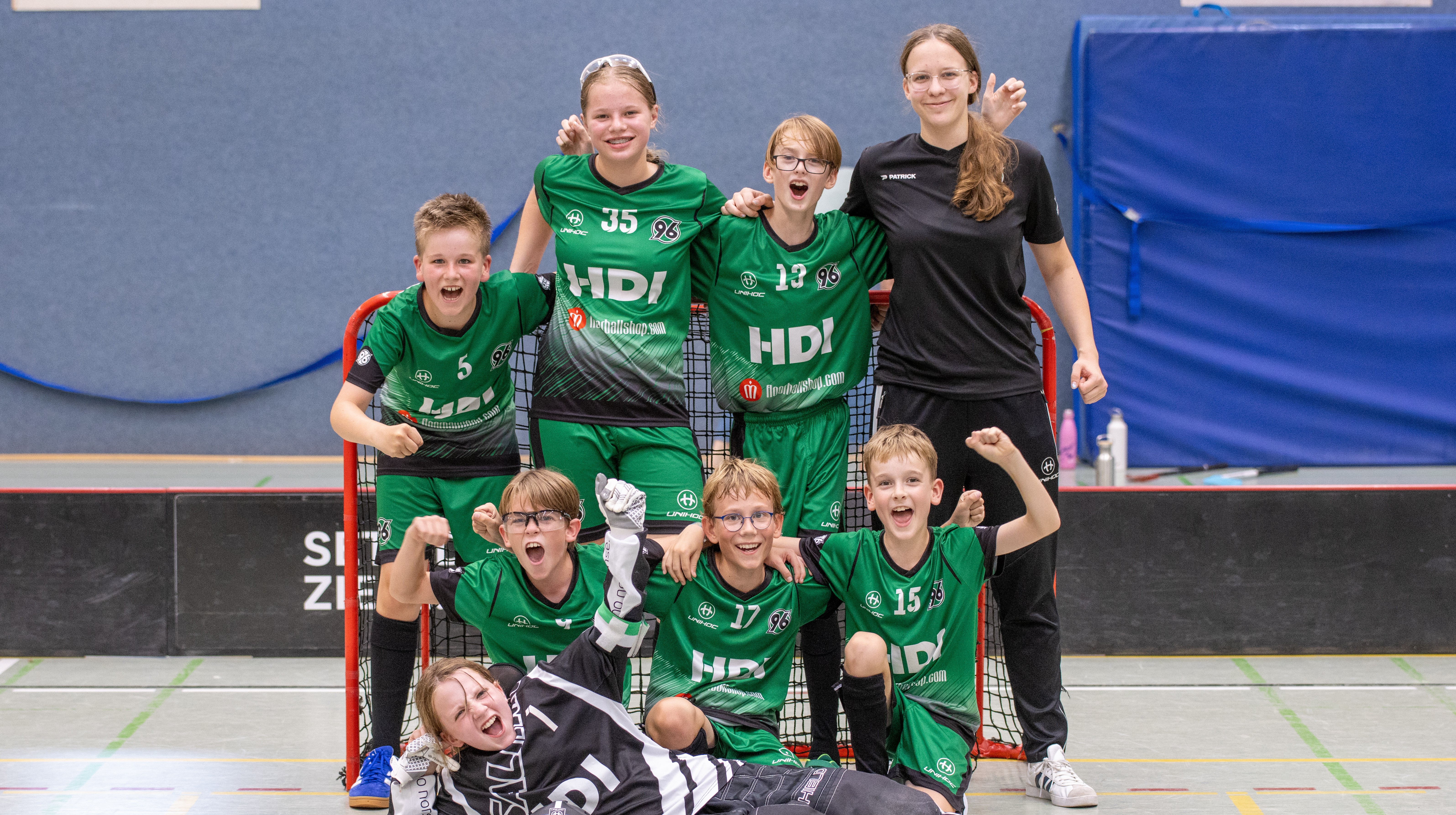 Ein Mannschaftsfoto der U13.