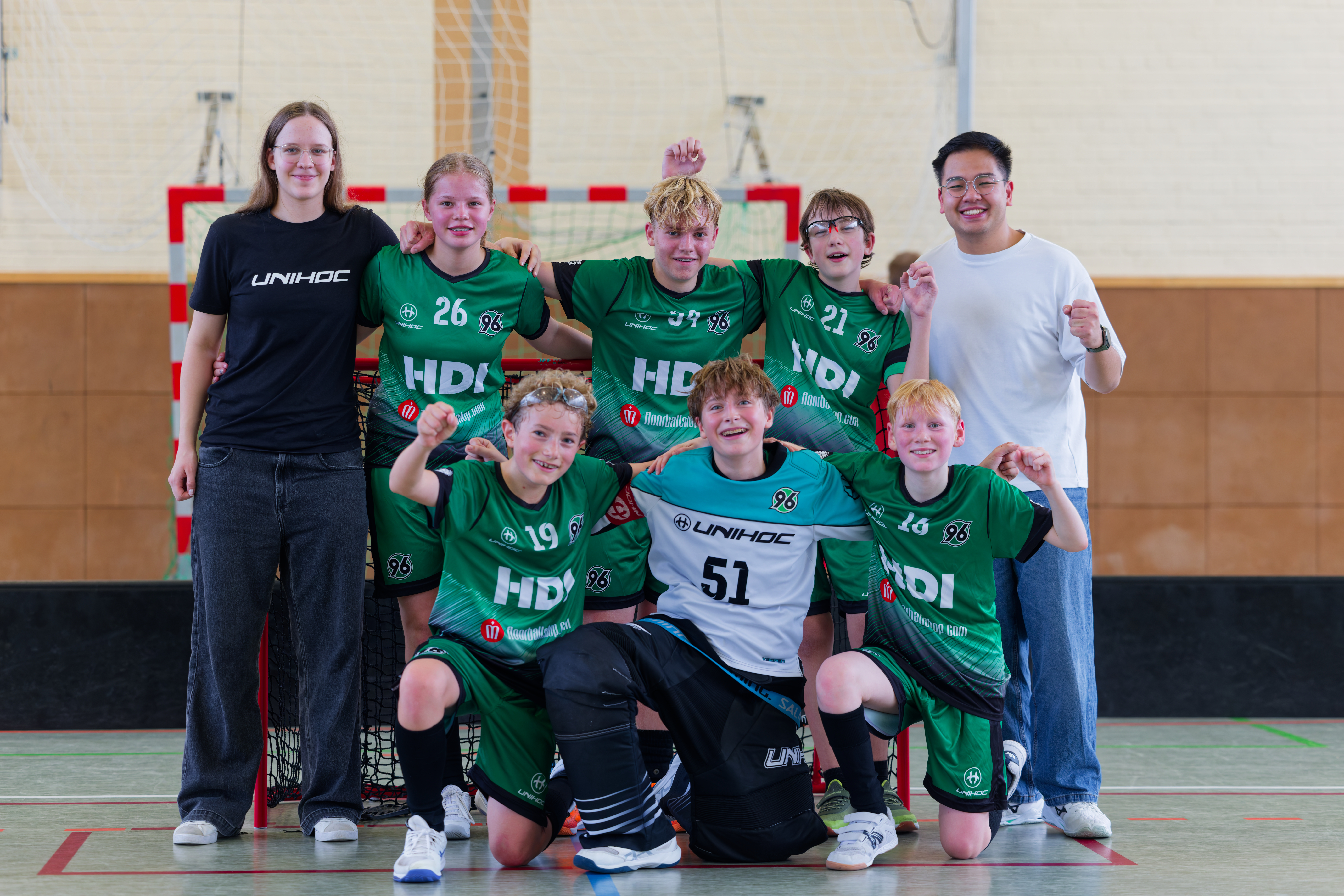 EIn Mannschaftsfoto der U15.