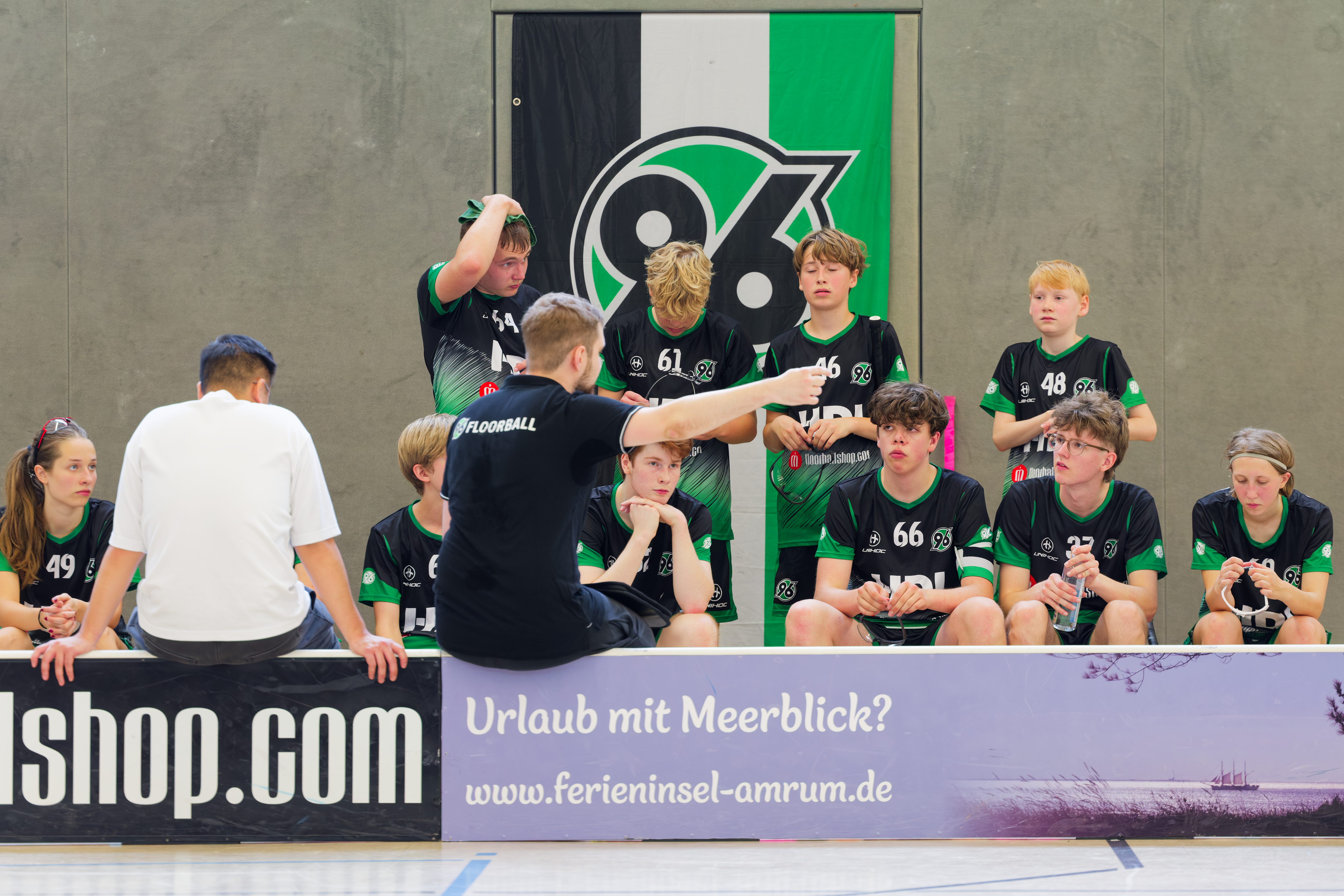 Eine Traineranweisung an die JugendspielerInnen.