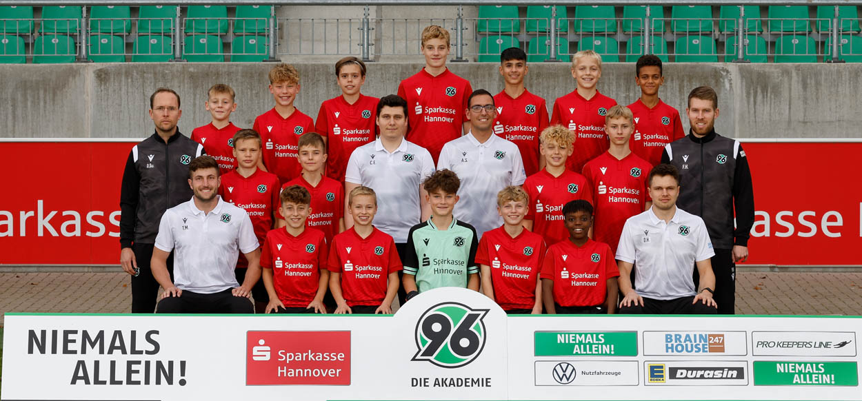 Hannover 96 Akademie Einladung zum U13 Junioren Sichtungslehrgang