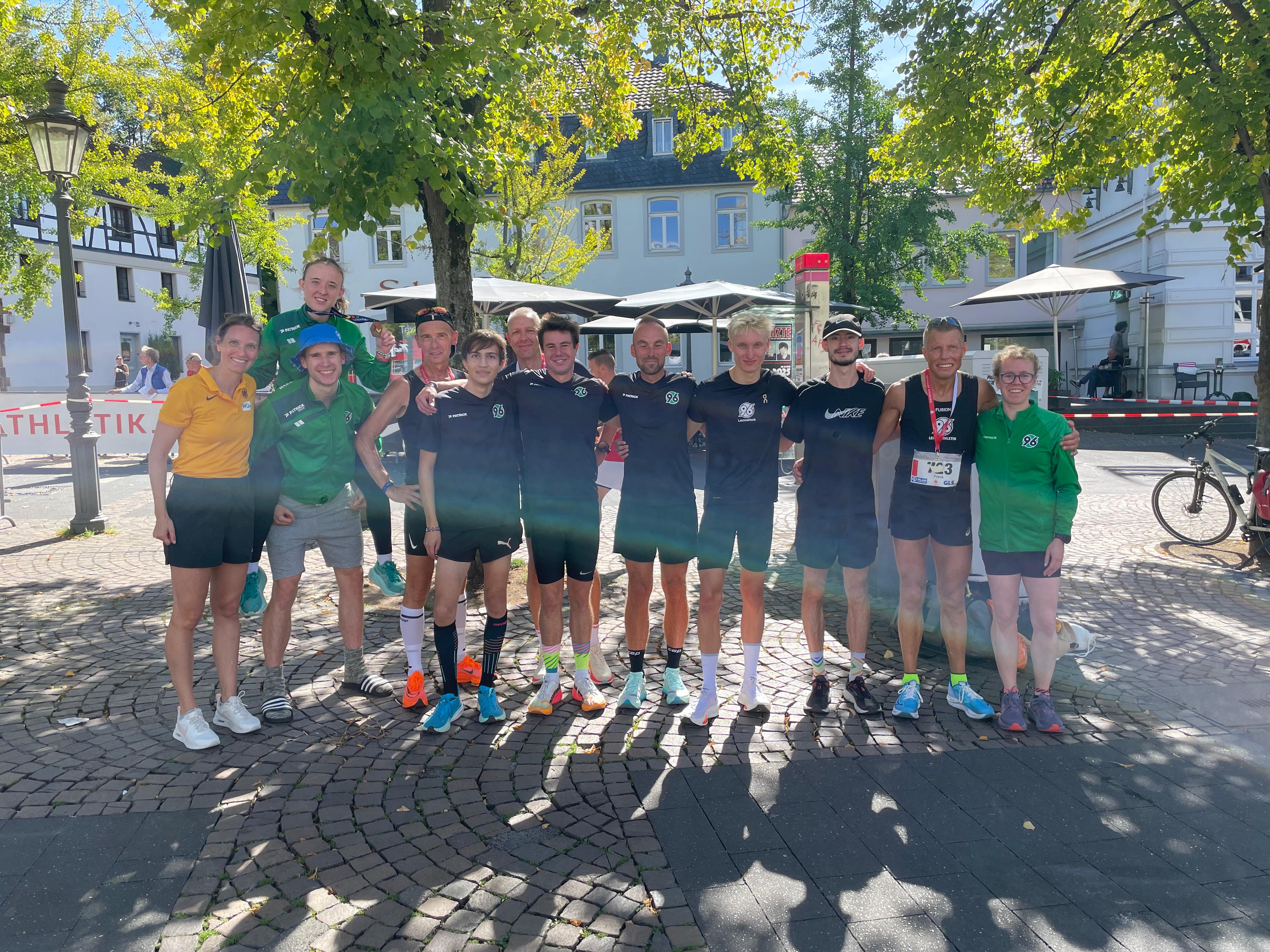 Teamfoto von der deutschen Straßenlaufmeisterschaft