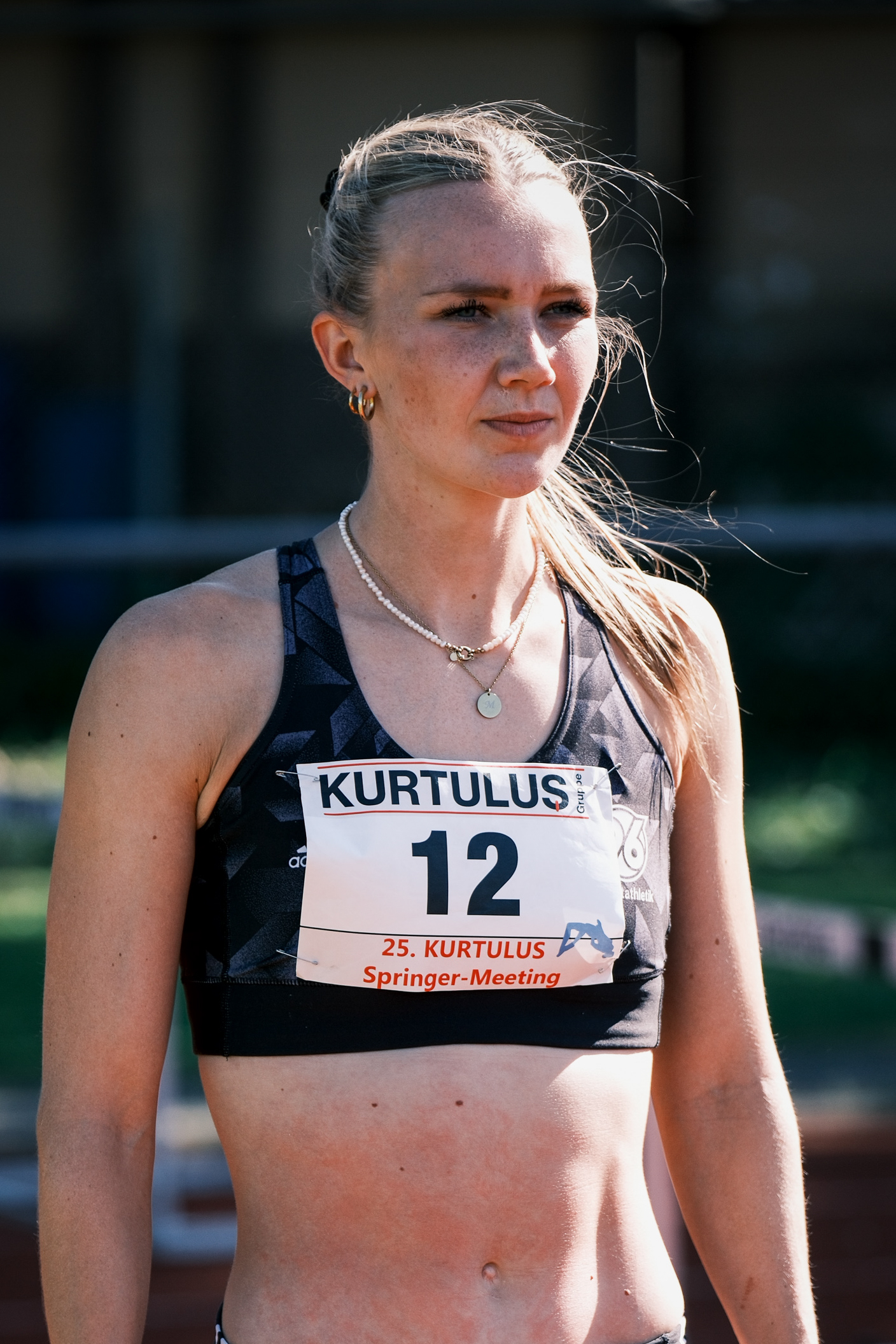 Kira Wittmann kurz vor ihrem Sprung