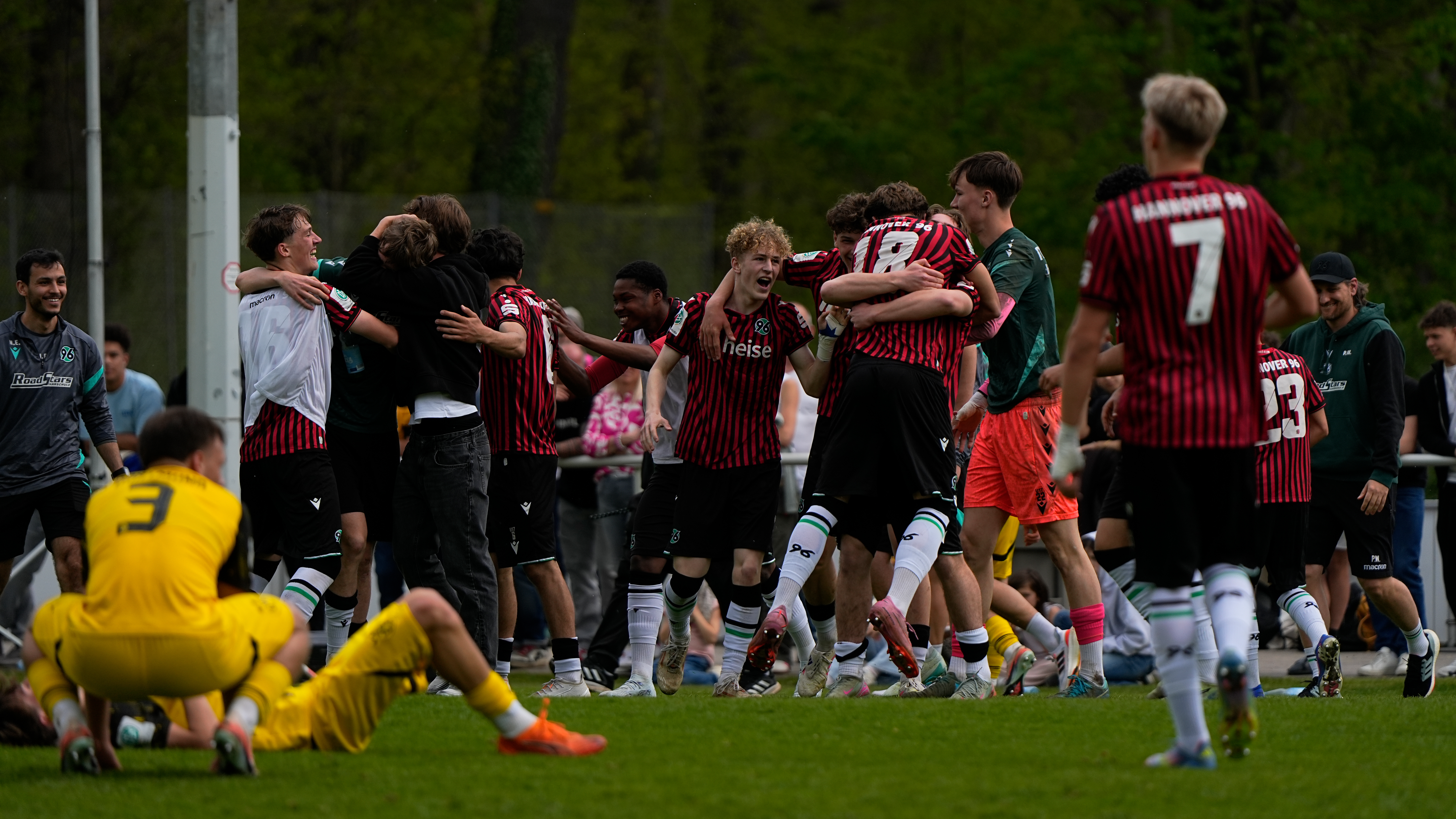 Spieler der U17 von Hannover 96.