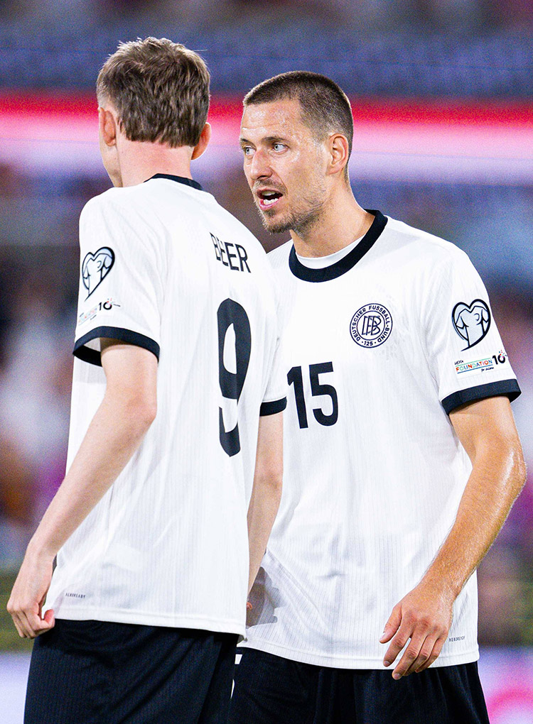 Maxi Beier (links) und Waldemar Anton im DFB-Trikot.