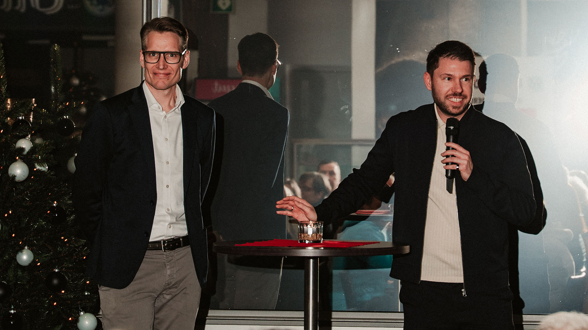 Henning Bindzus und Christoph Heckmann.