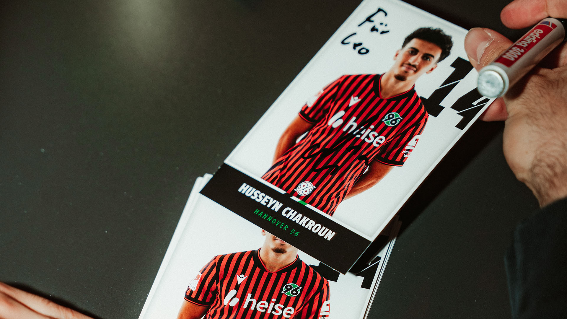 Autogrammkarte Chakroun.