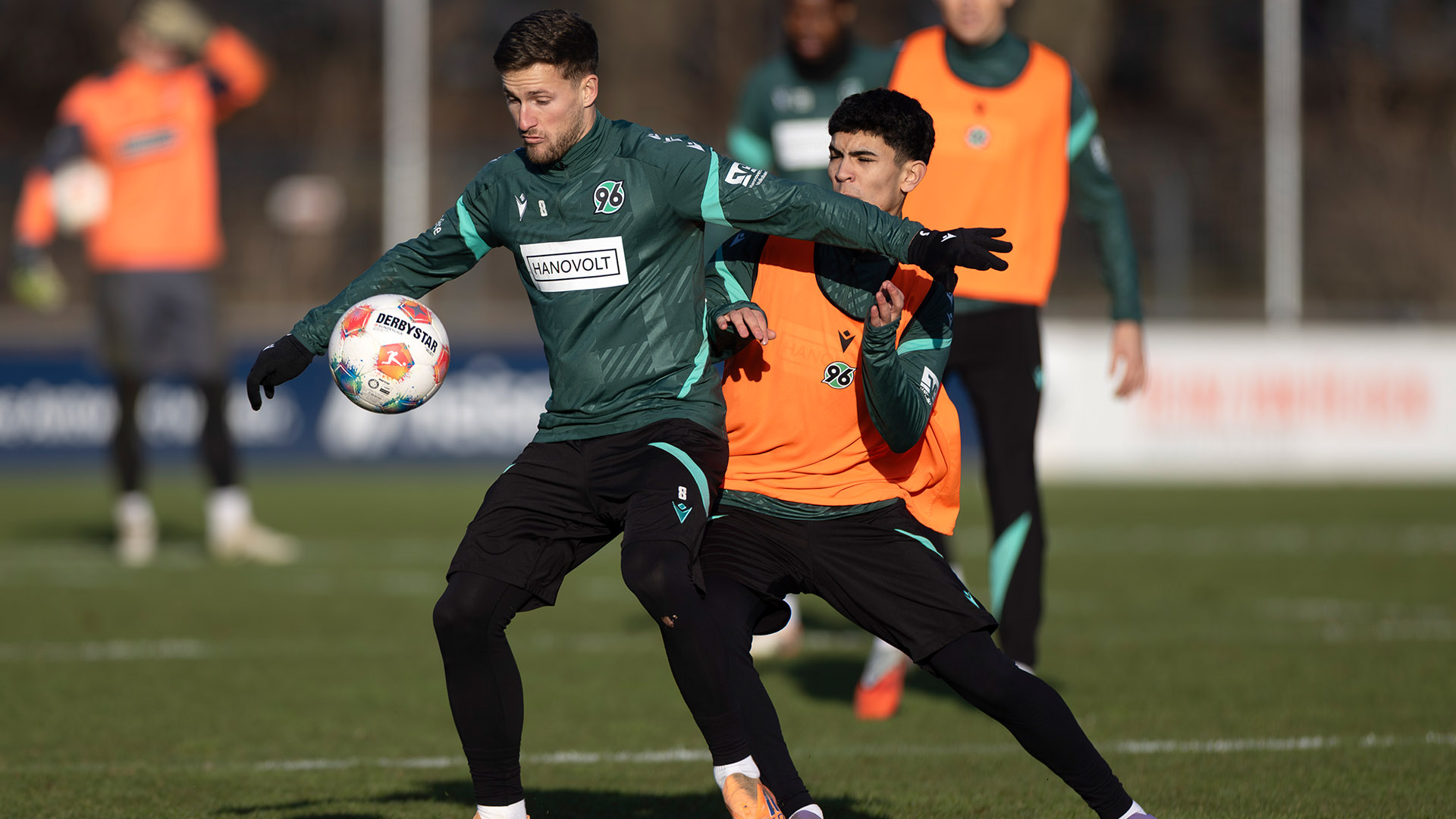 Leopold im Training.