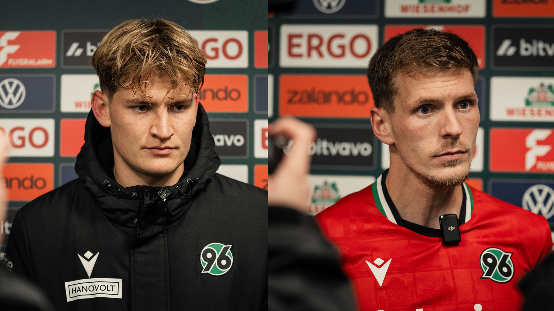 Geteiltes Bild: Pascal Loretz (links) und Emir Sahiti (rechts).