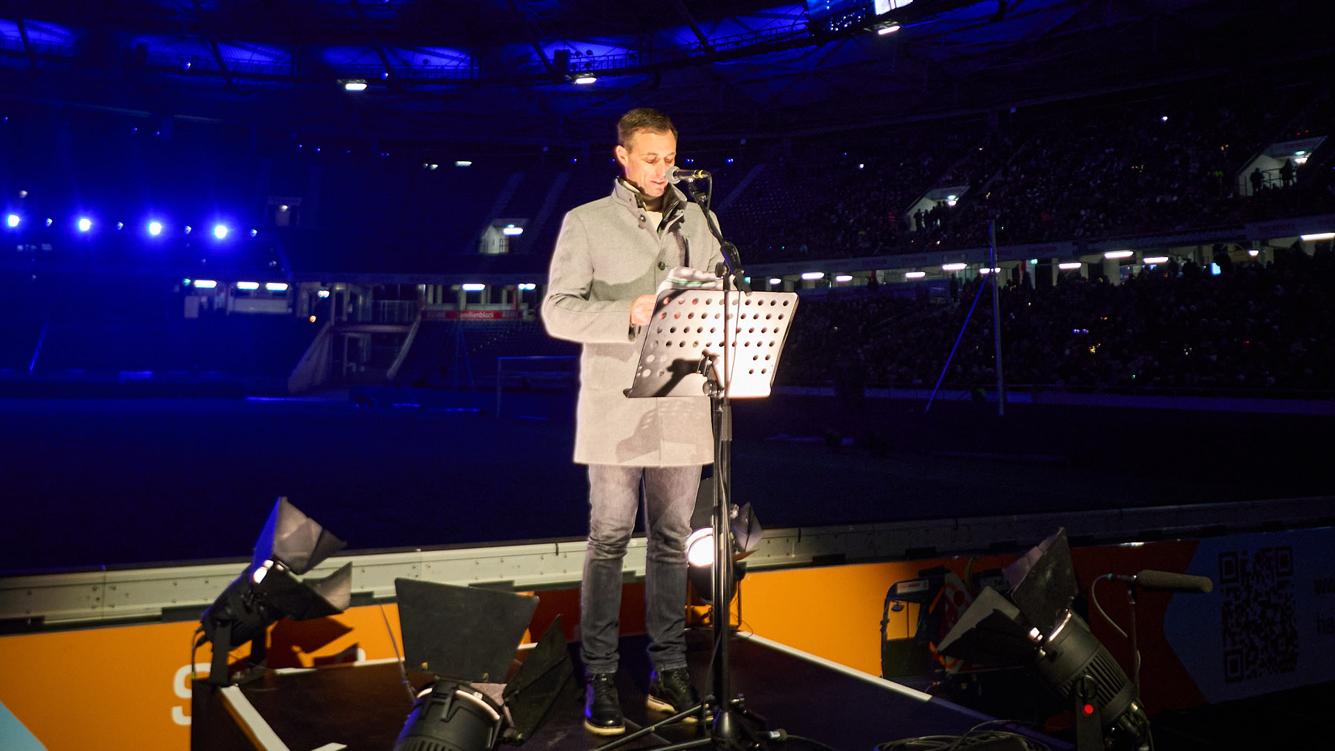 Marcus Mann auf der Bühne.