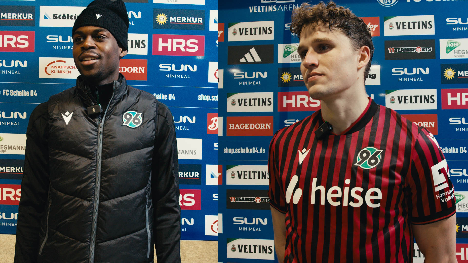 Noel Aseko (links) und Benedikt Picher (rechts).