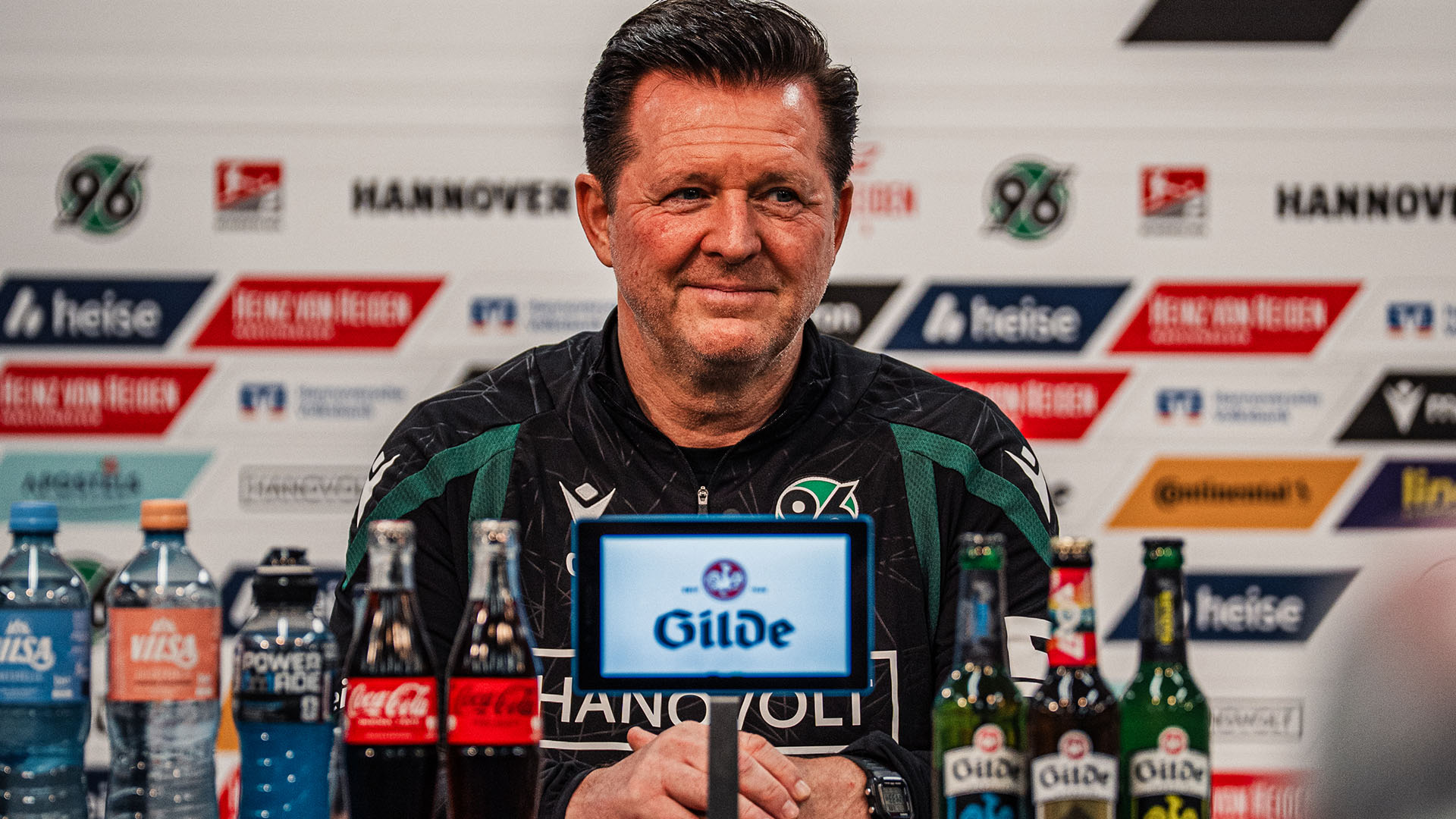 Christian Titz auf dem Podium.