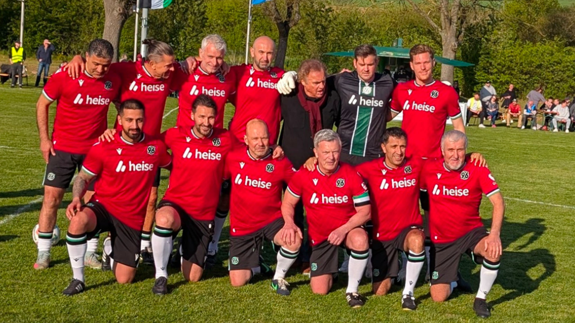 Mannschaftsfoto des Traditionsteams.