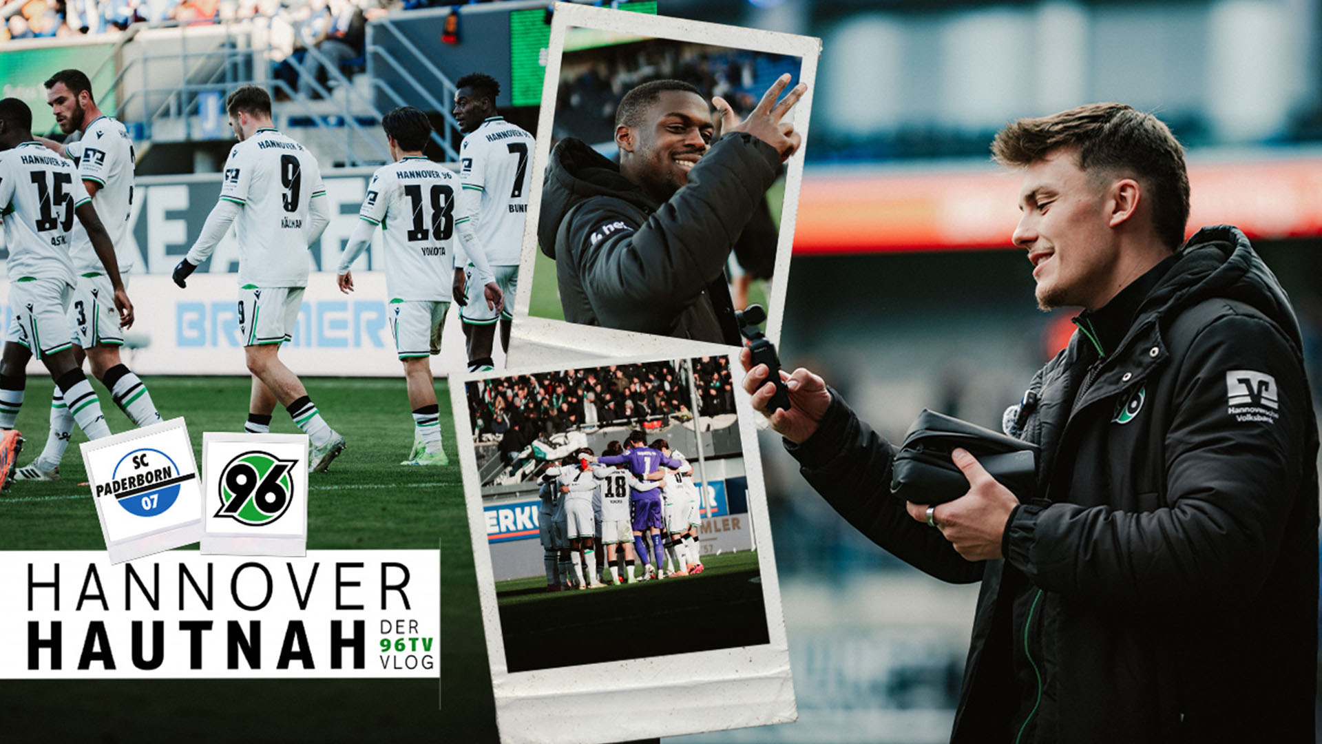 Thumbnail des Vlogs mit verschiedenen Ausschnitten.