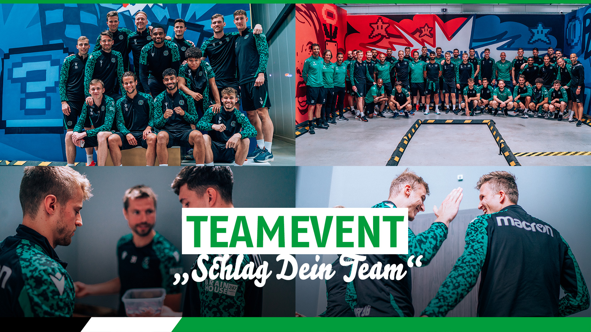 Hannover 96 96TV beim Teamevent Das Video zu "Schlag Dein Team"